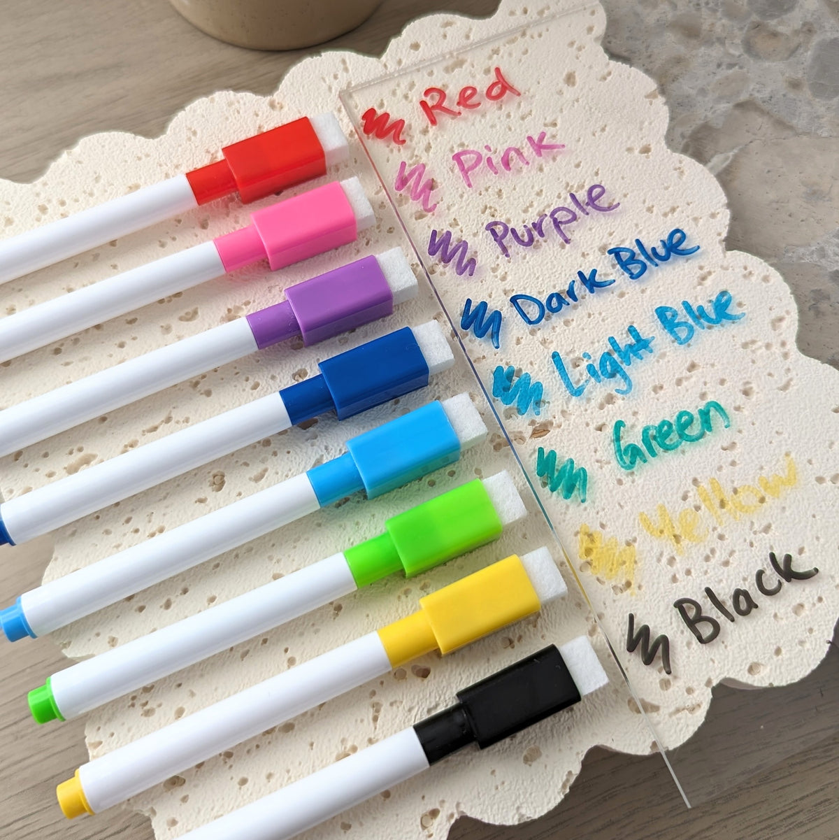 Whiteboard Markers Set - 8 Assorted Colors | Fine Tip Magnetic Eraser Cap Design Low Odor Washable Ink Dry Erase Office Home Glass Board 8 Pack Whiteboard Markers Set - 8 Assorted Colors | Fine Tip Magnetic Eraser Cap Design Low Odor Washable Ink Dry Erase Office Home Glass Board 8 Pack