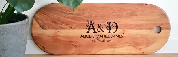 Engraved Chopping & Serving Boards