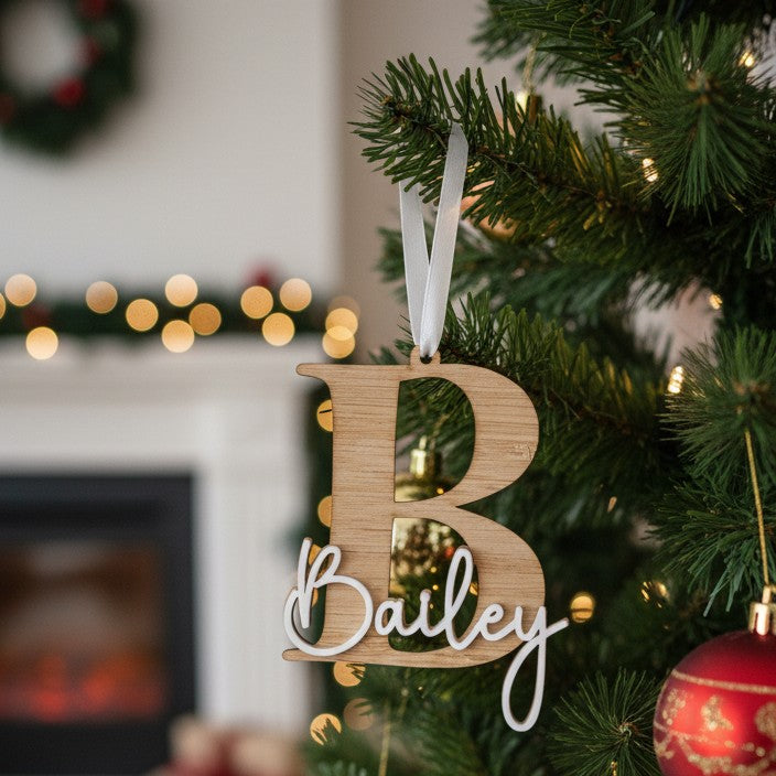 Letter & Name Combination Christmas Decoration