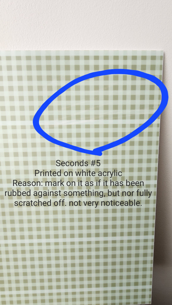 Printed Acrylic Sheets - Seconds