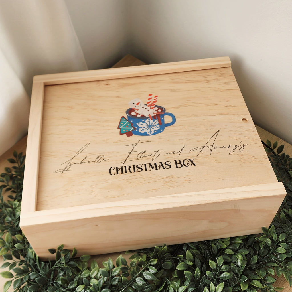 Hot Choccy Printed Christmas Box