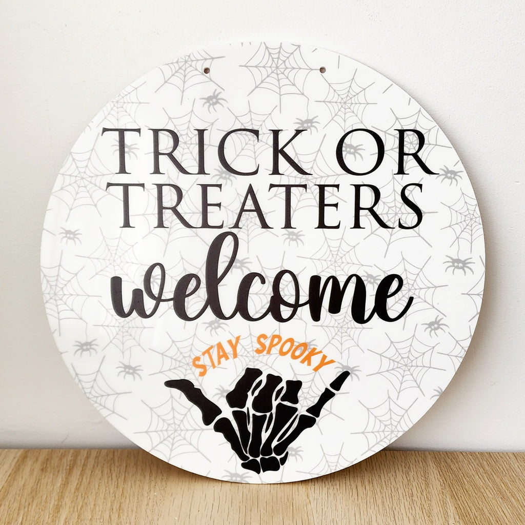 Halloween Trick of Treaters Welcome Sign (3 designs)