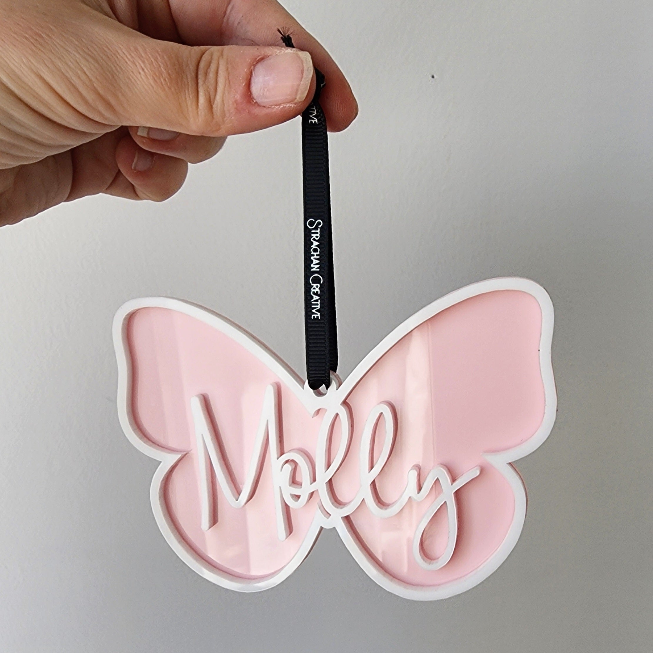 Personalised Butterfly Christmas Decoration