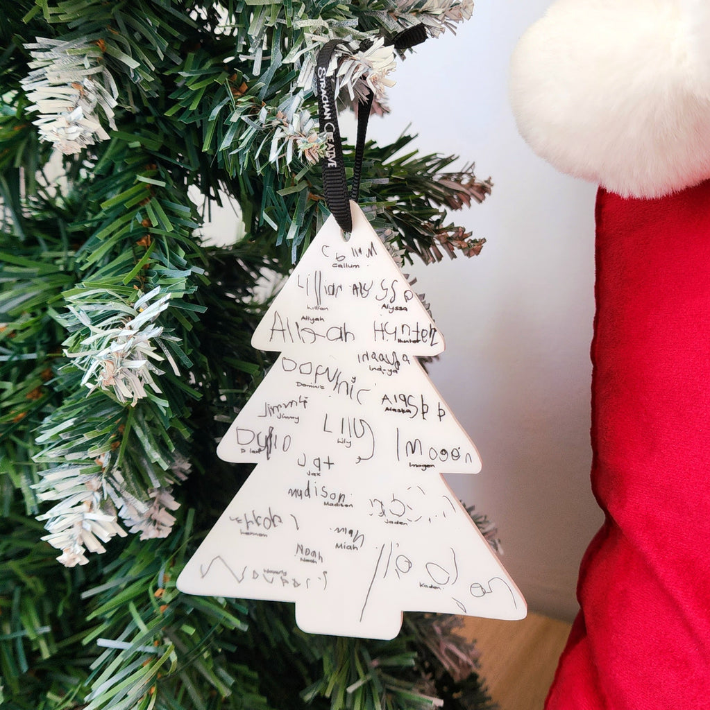 Handwritten Names or Drawing Christmas Decoration