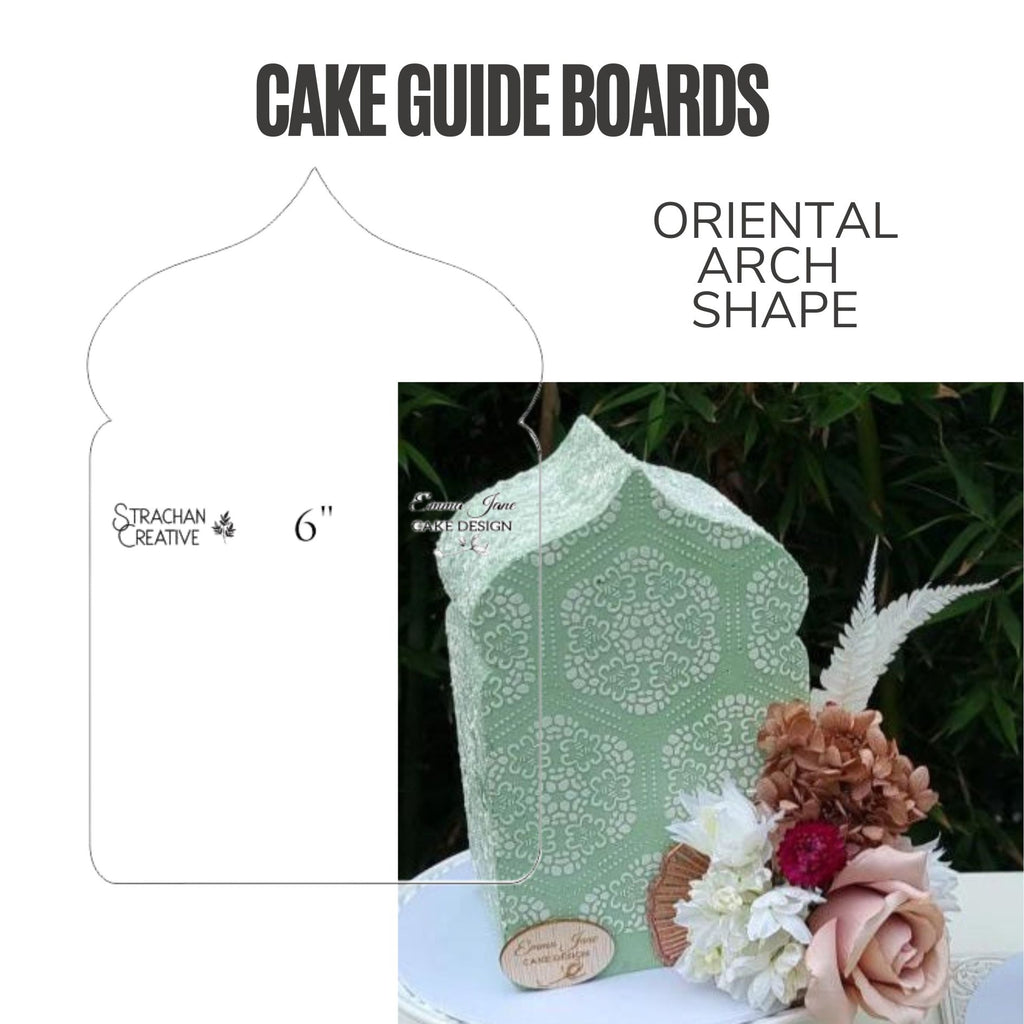 Oriental Arch Cake Guide Boards