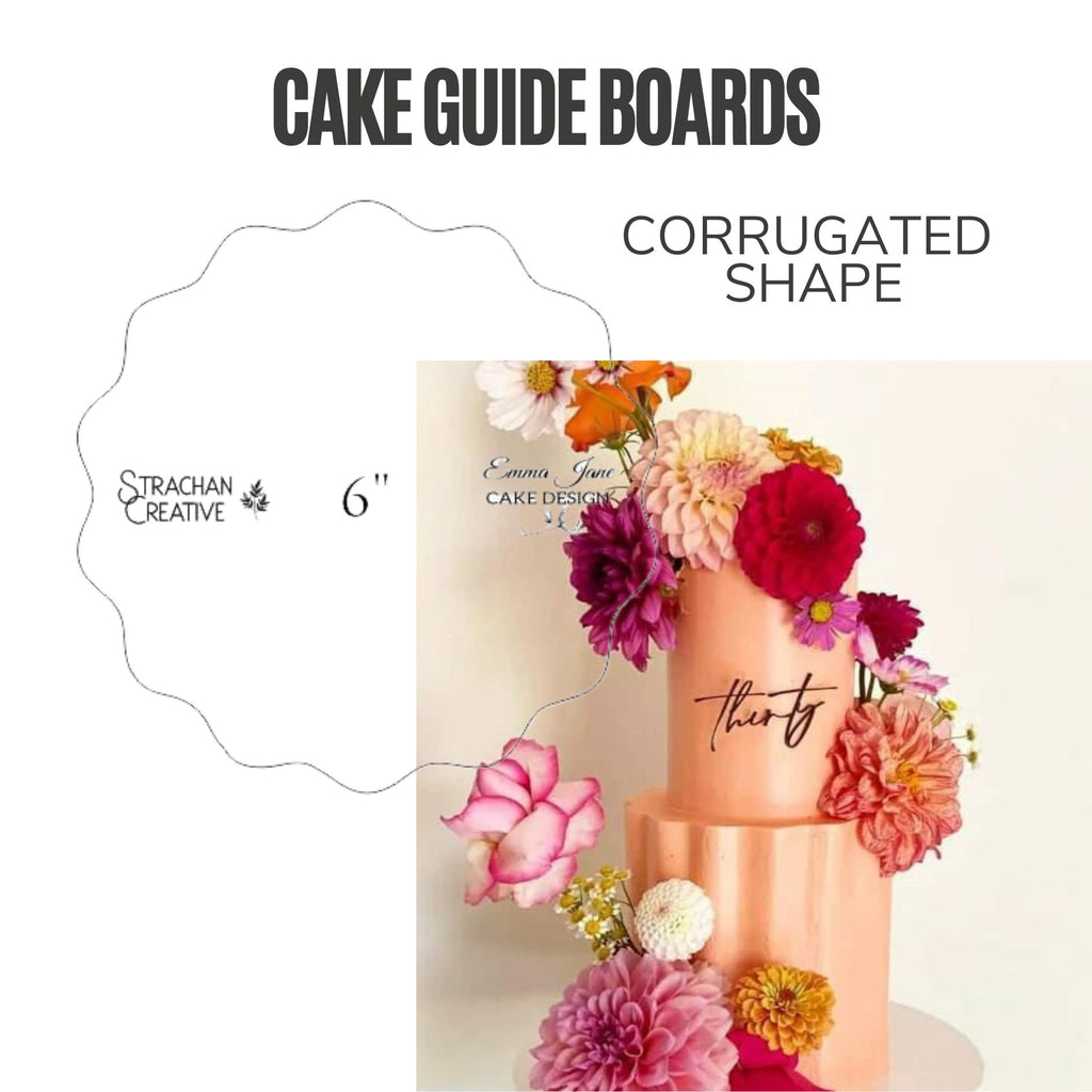 Corrugated Cake Guide Boards