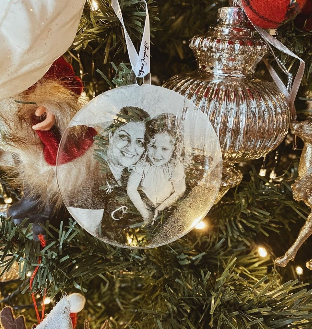 Photo Bauble - Engraved