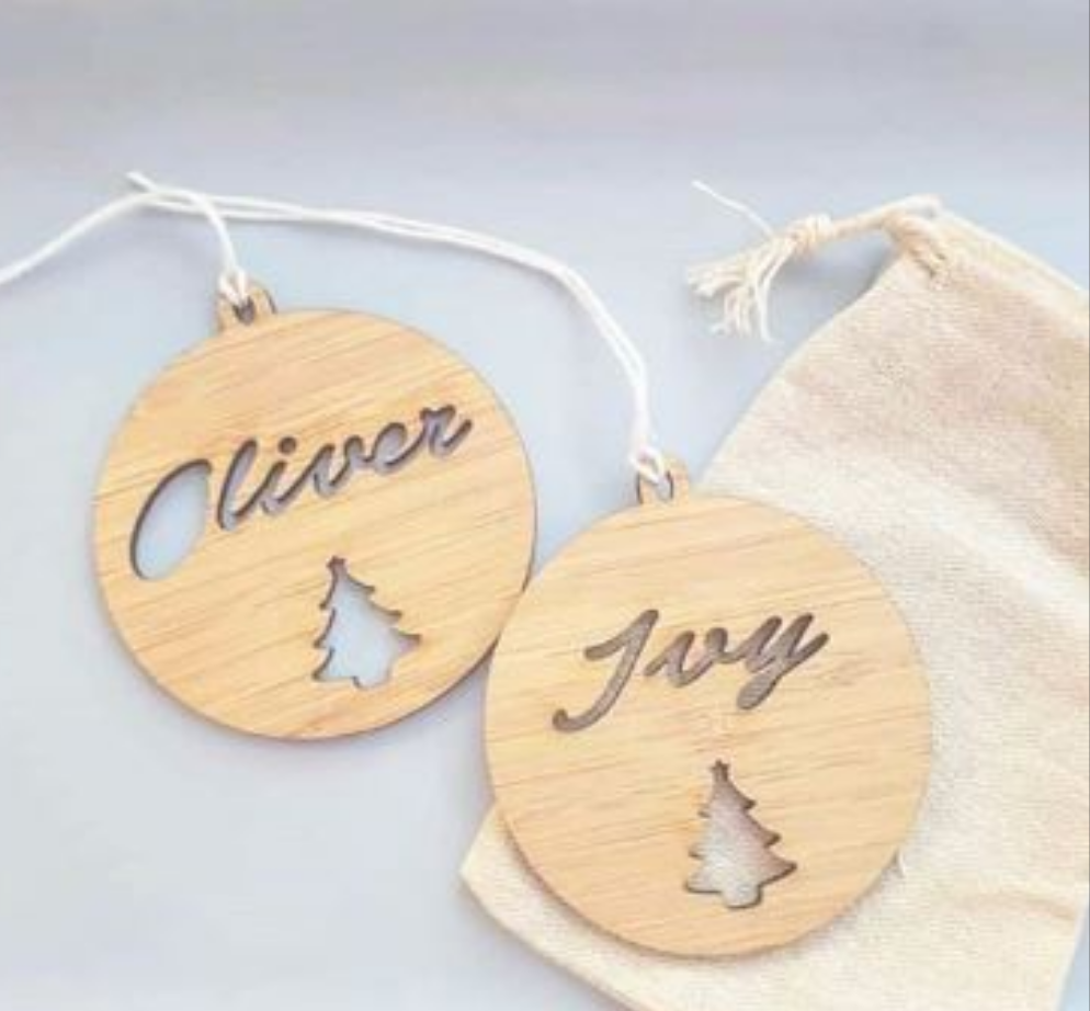 Personalised Christmas Bauble - Style #2