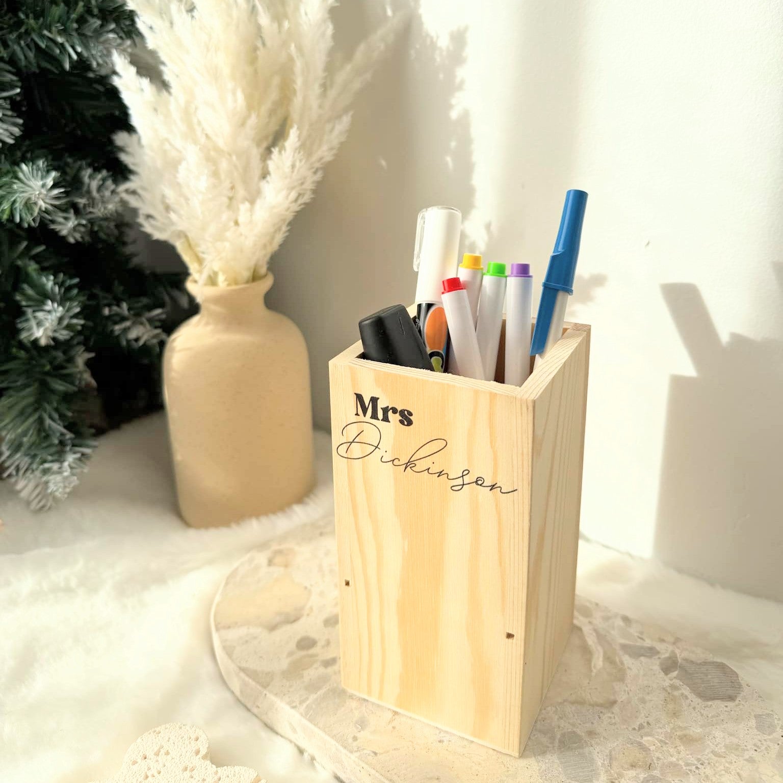 Personalised Teachers Pen Holder