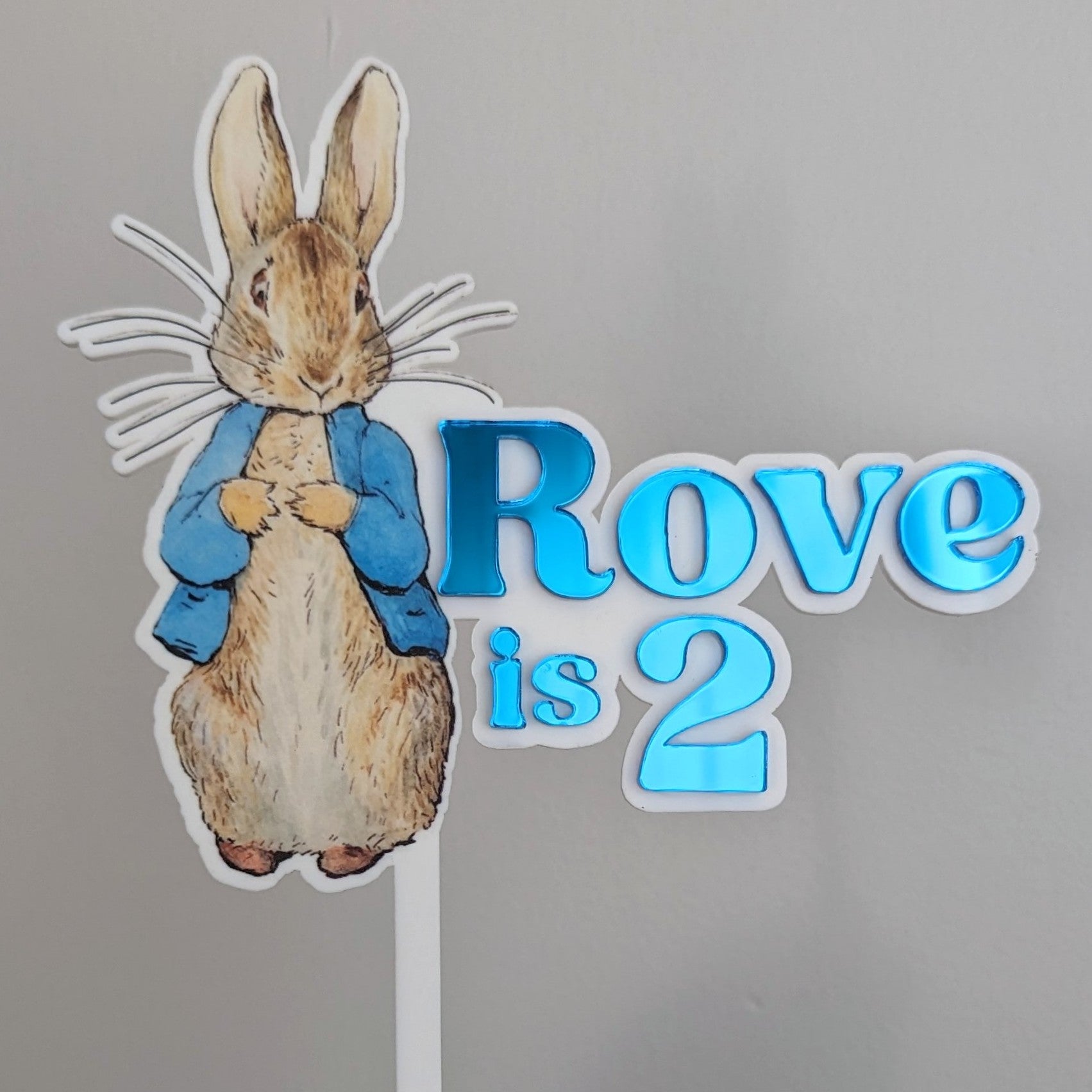 2 Layer Peter Rabbit Cake Topper – Strachan Creative