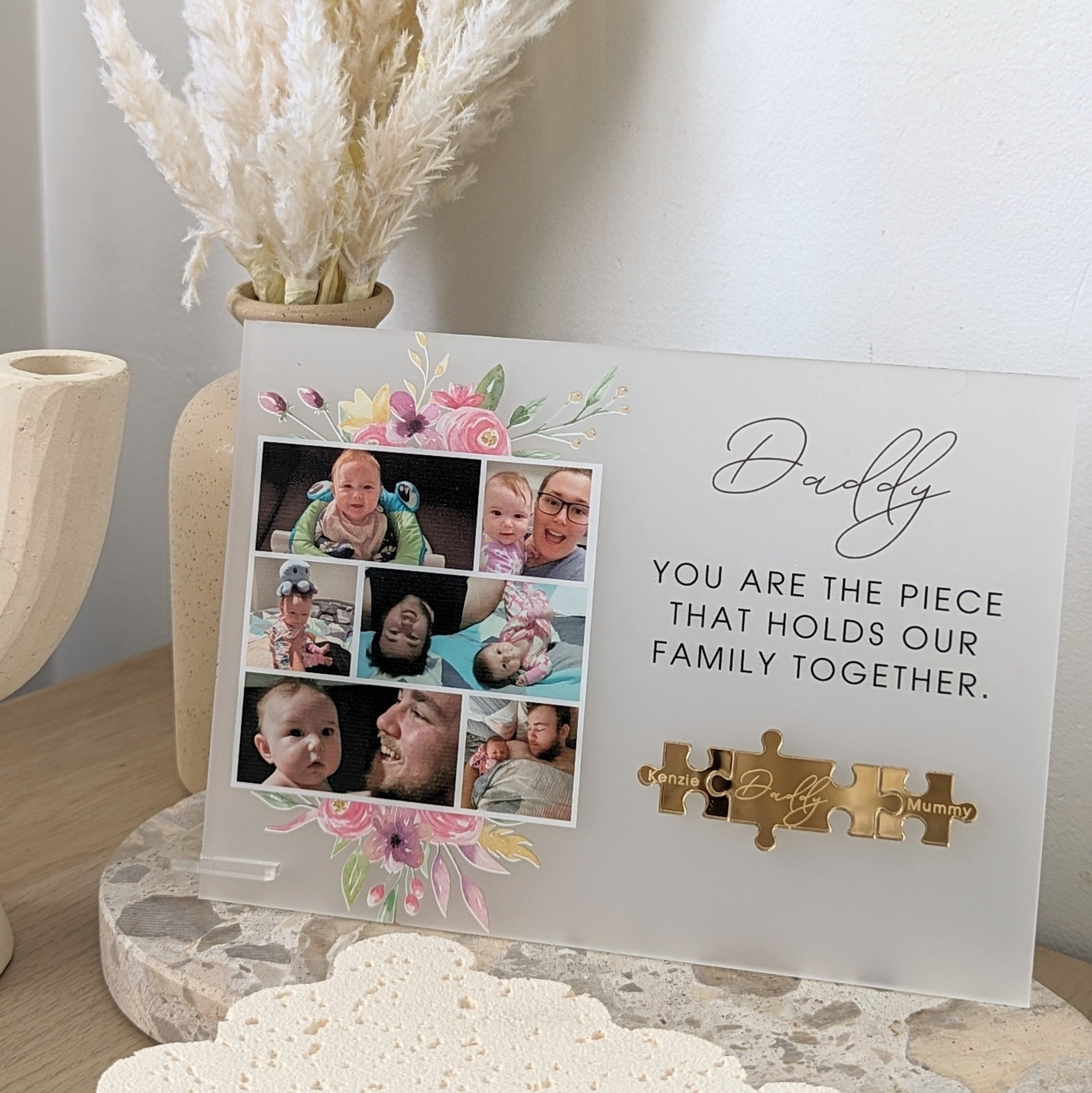 Puzzle Piece - Acrylic Photo Plaque