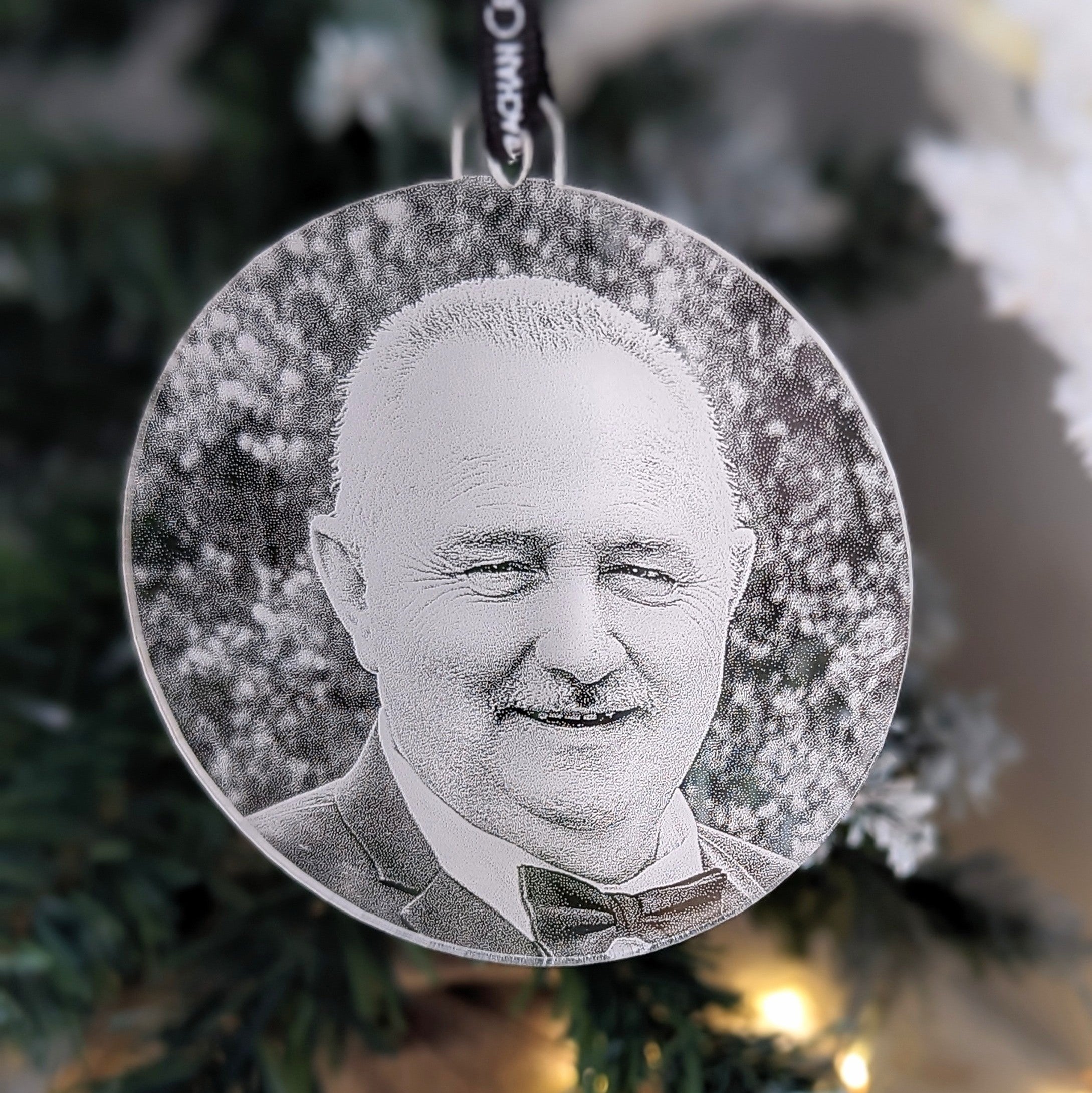 Photo Bauble - Engraved