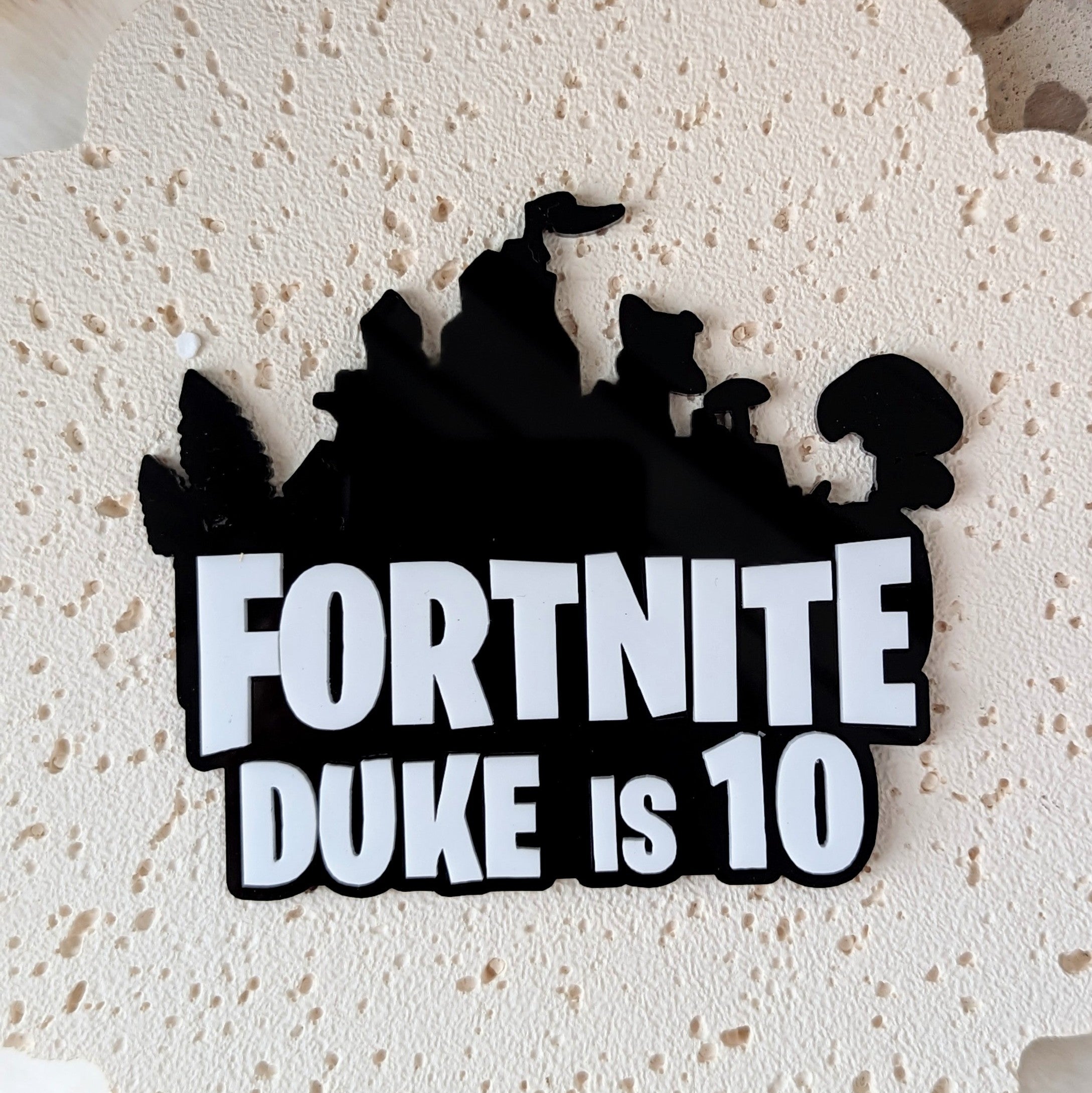 Fortnite Cake Plaque