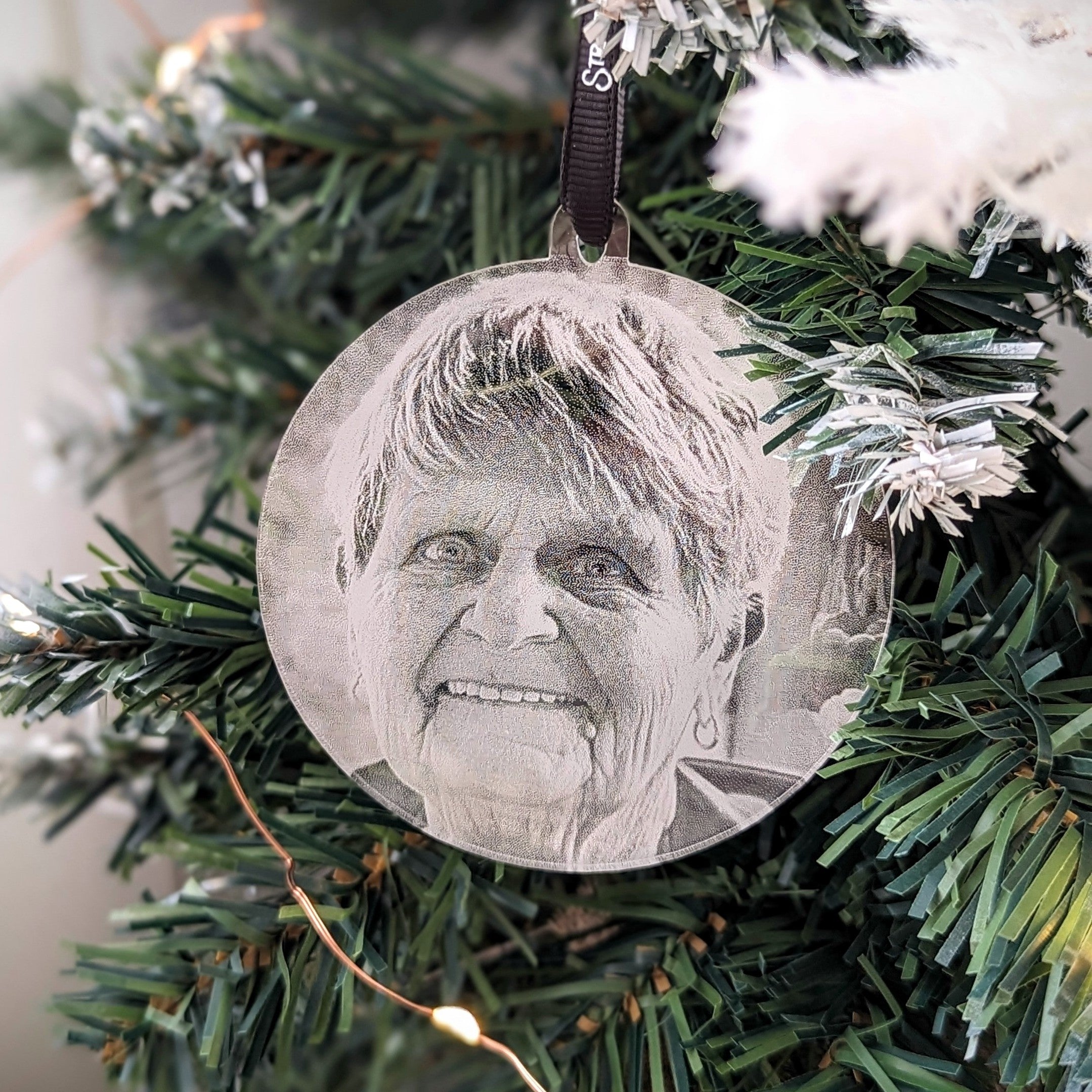 Photo Bauble - Engraved