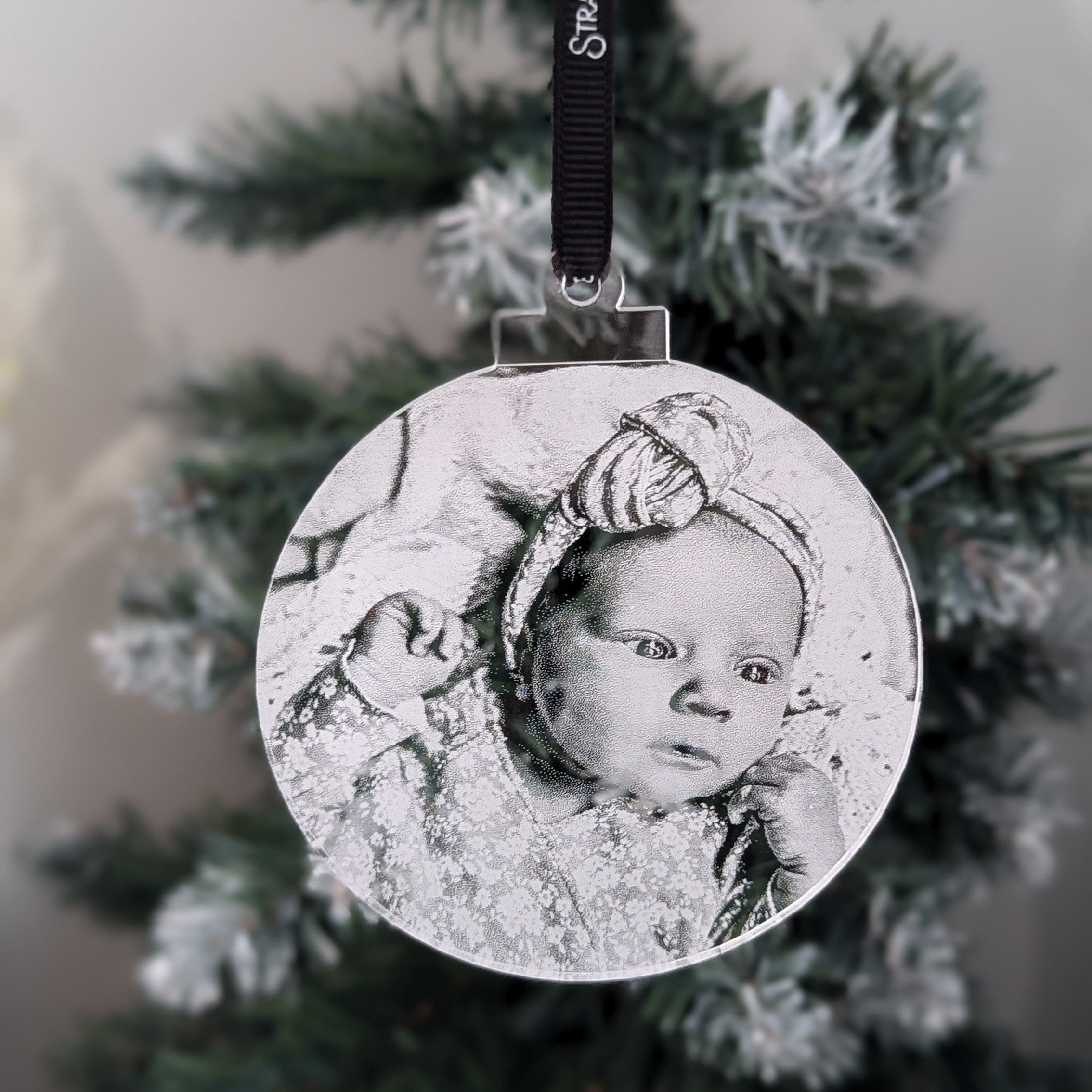 Photo Bauble - Engraved