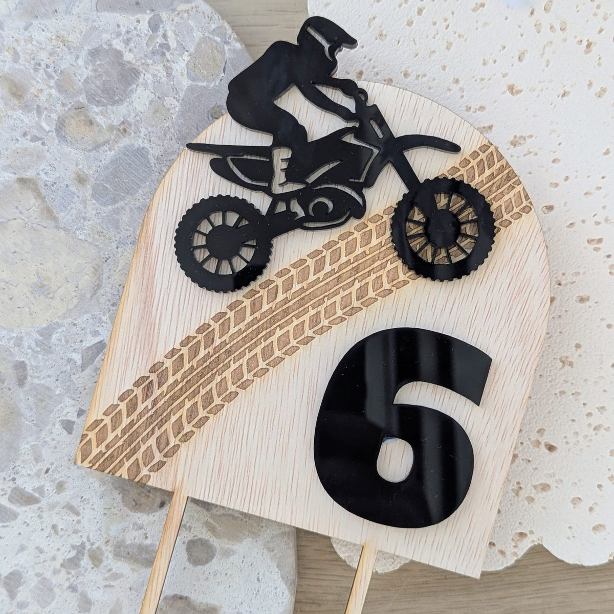 Dirt Bike / Motorcross Cake Topper