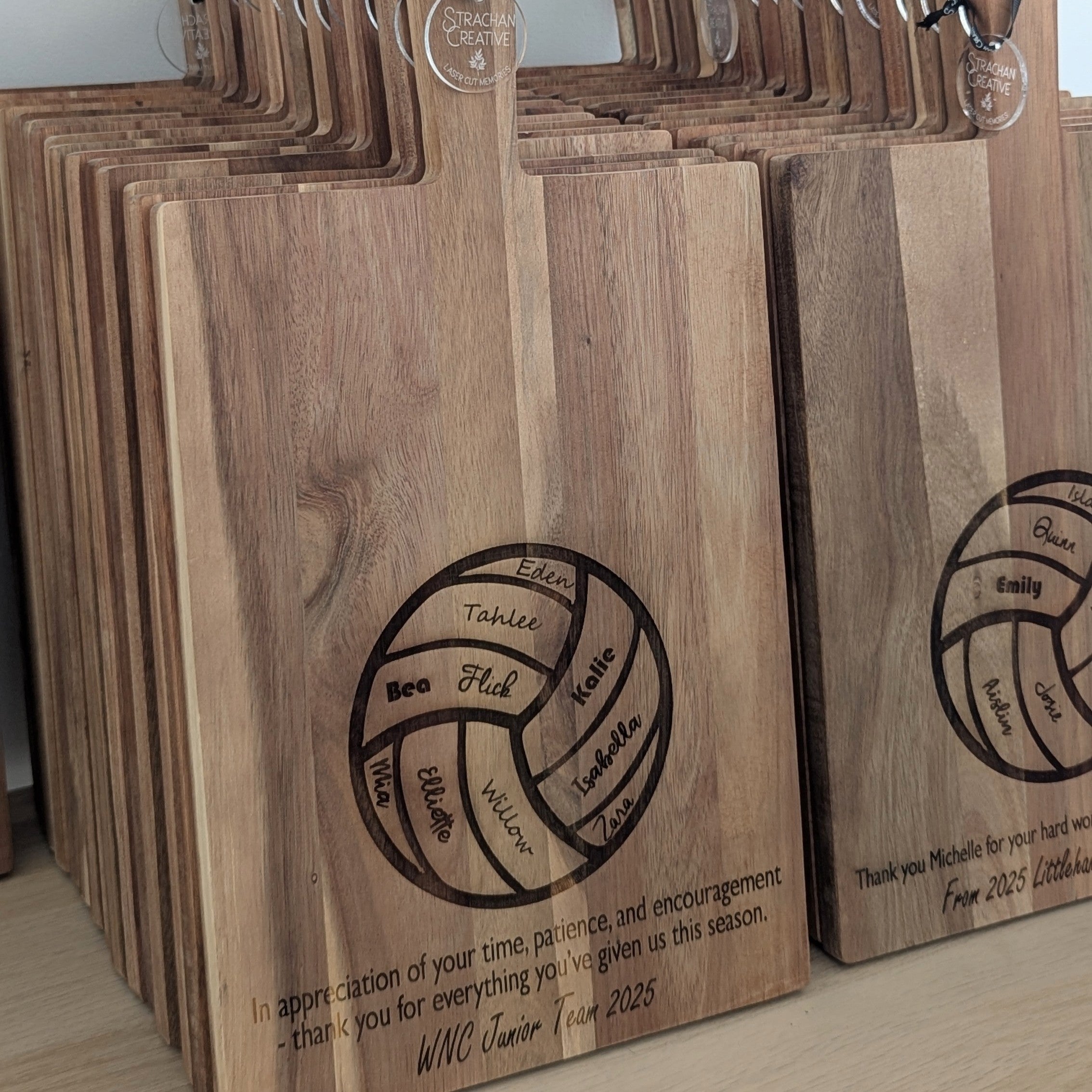 End of Year Coach Gift - Netball Paddle