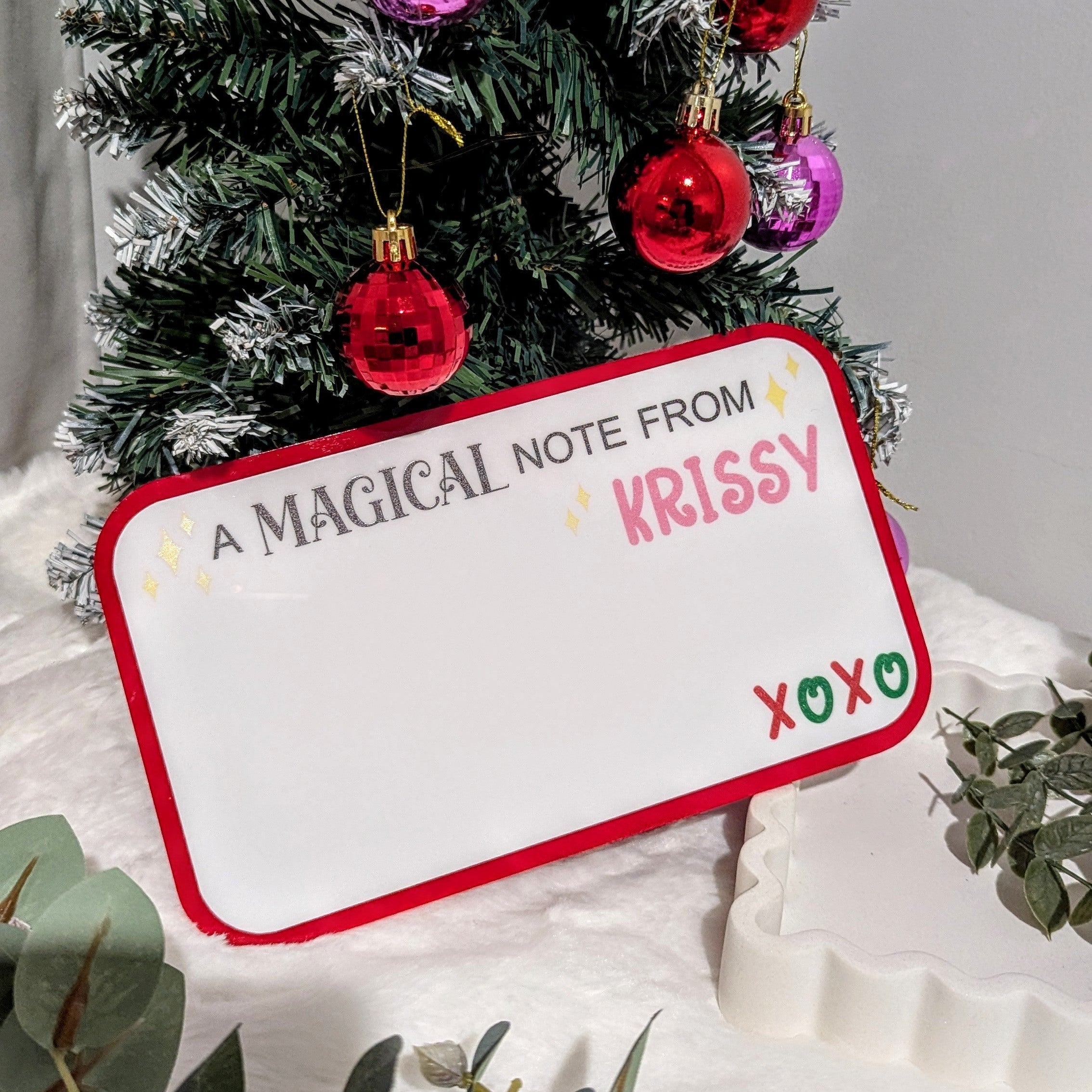 Elf Magical Note Message Board