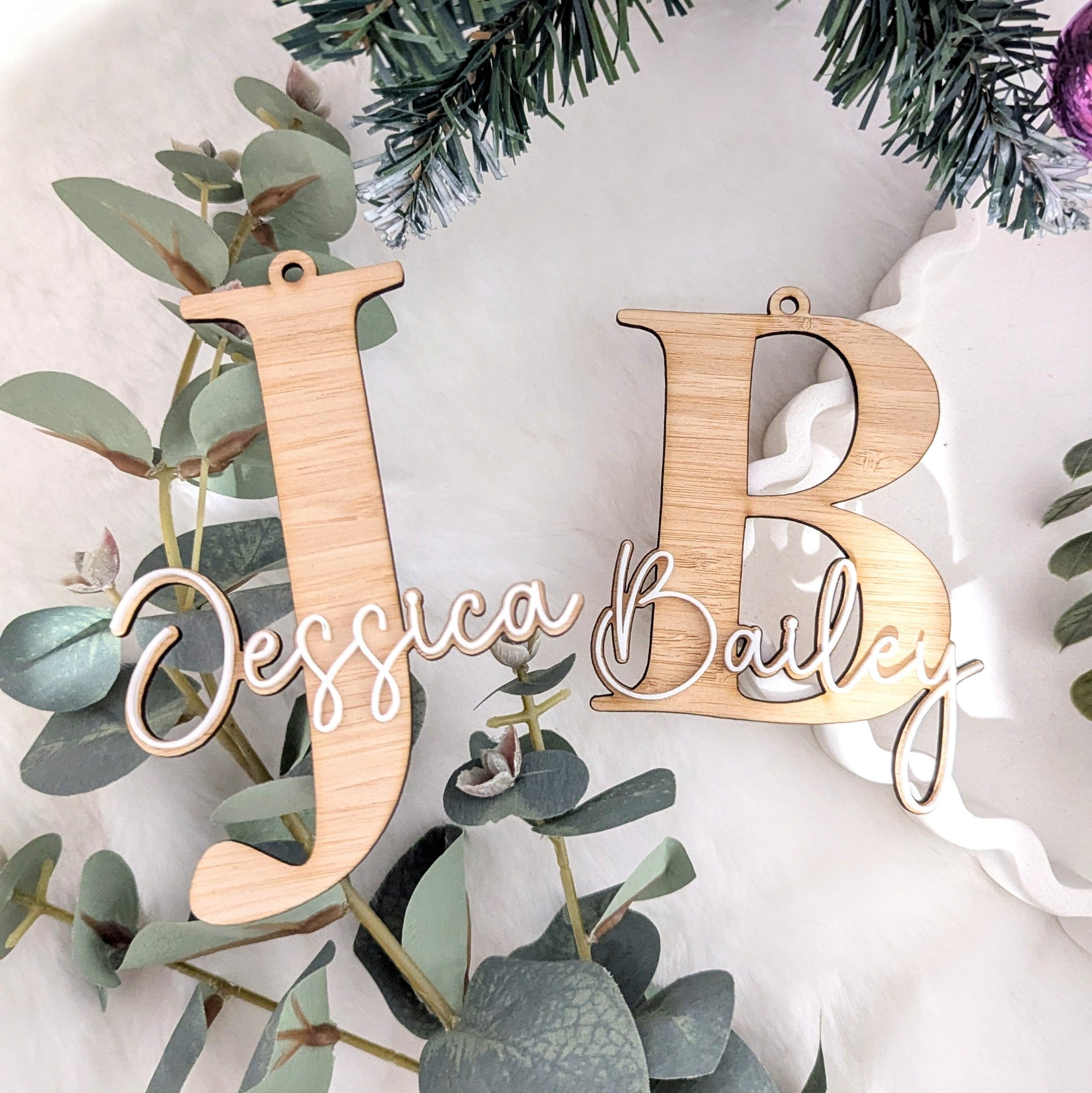 Letter & Name Combination Christmas Decoration