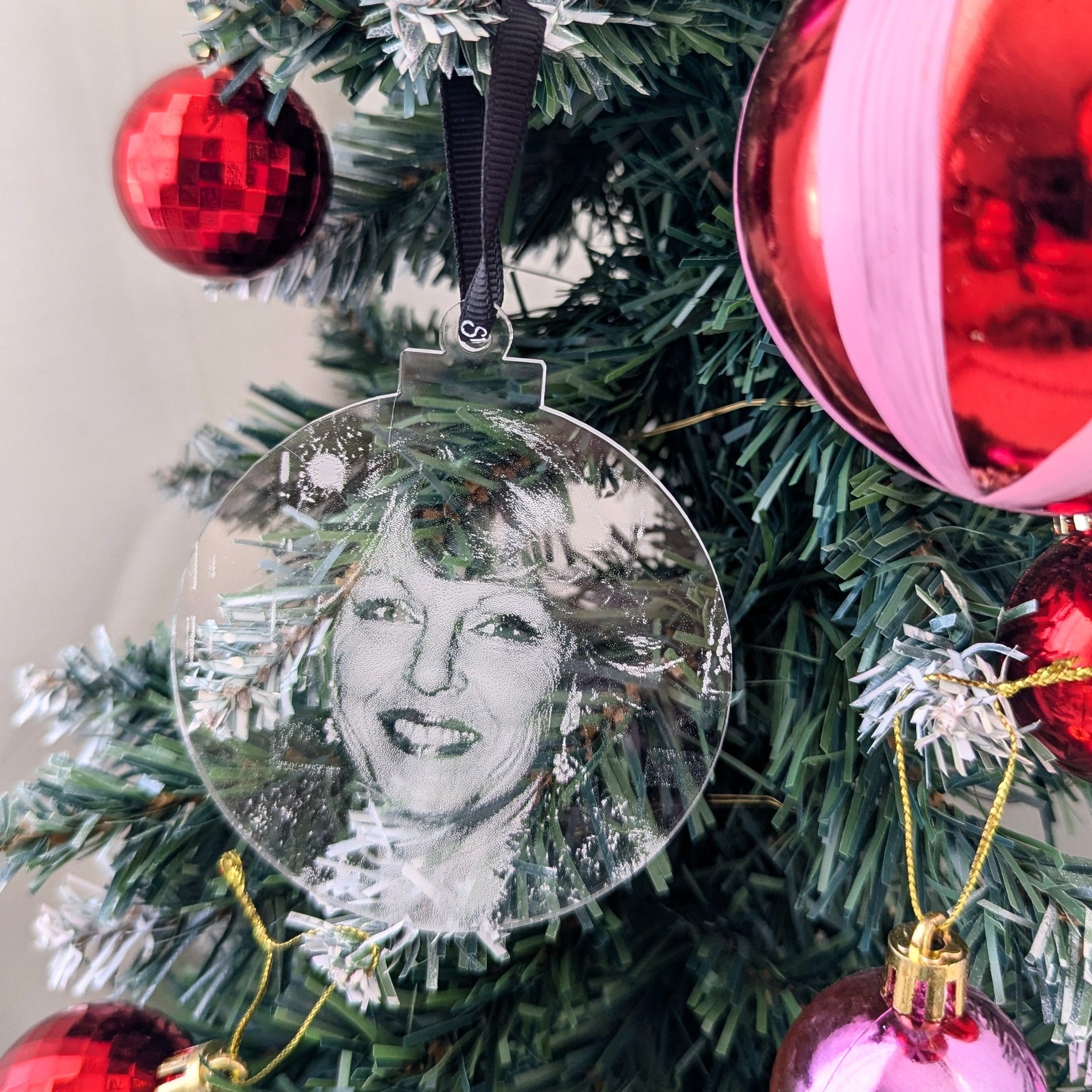 Photo Bauble - Engraved