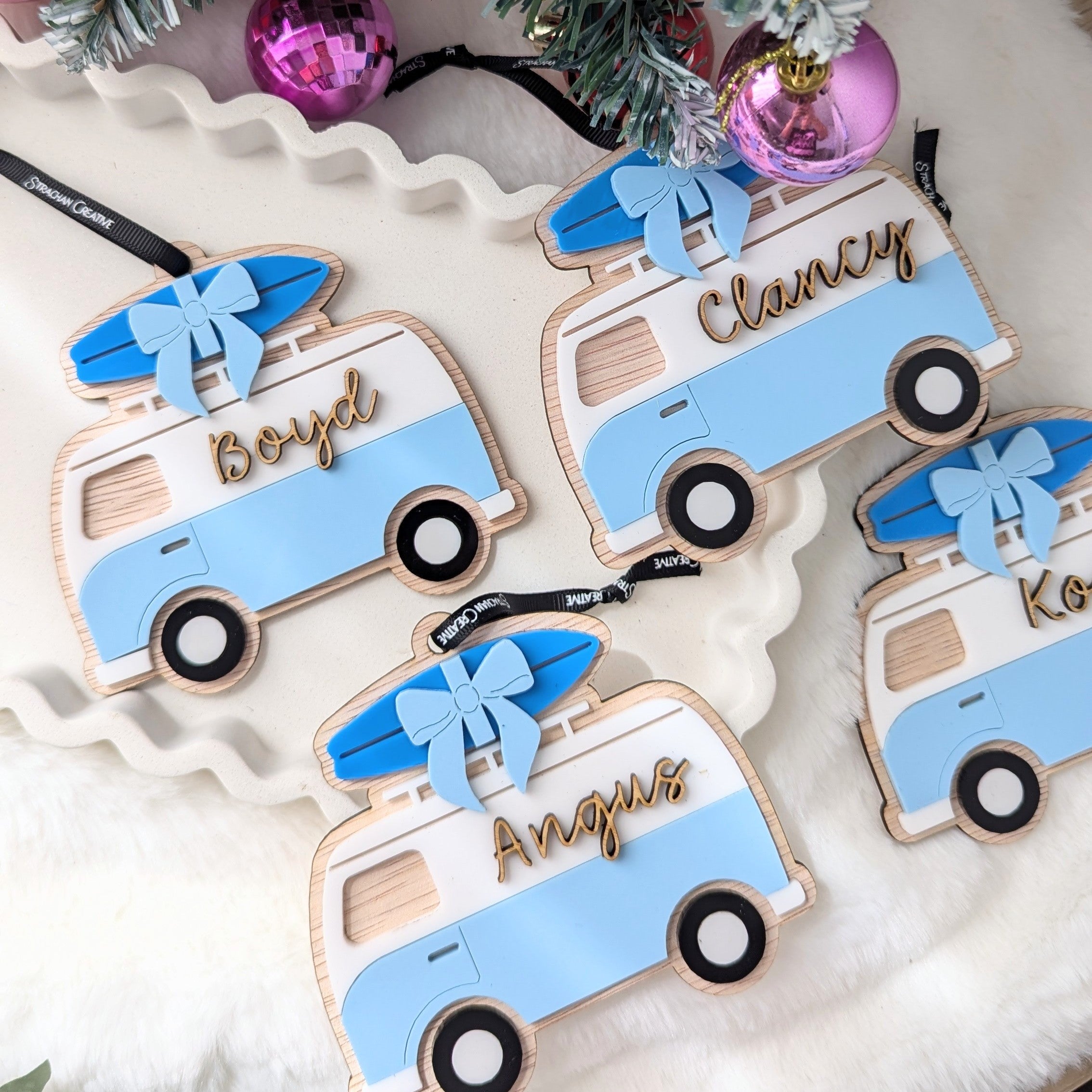 Kombi Surf Van Christmas Decoration