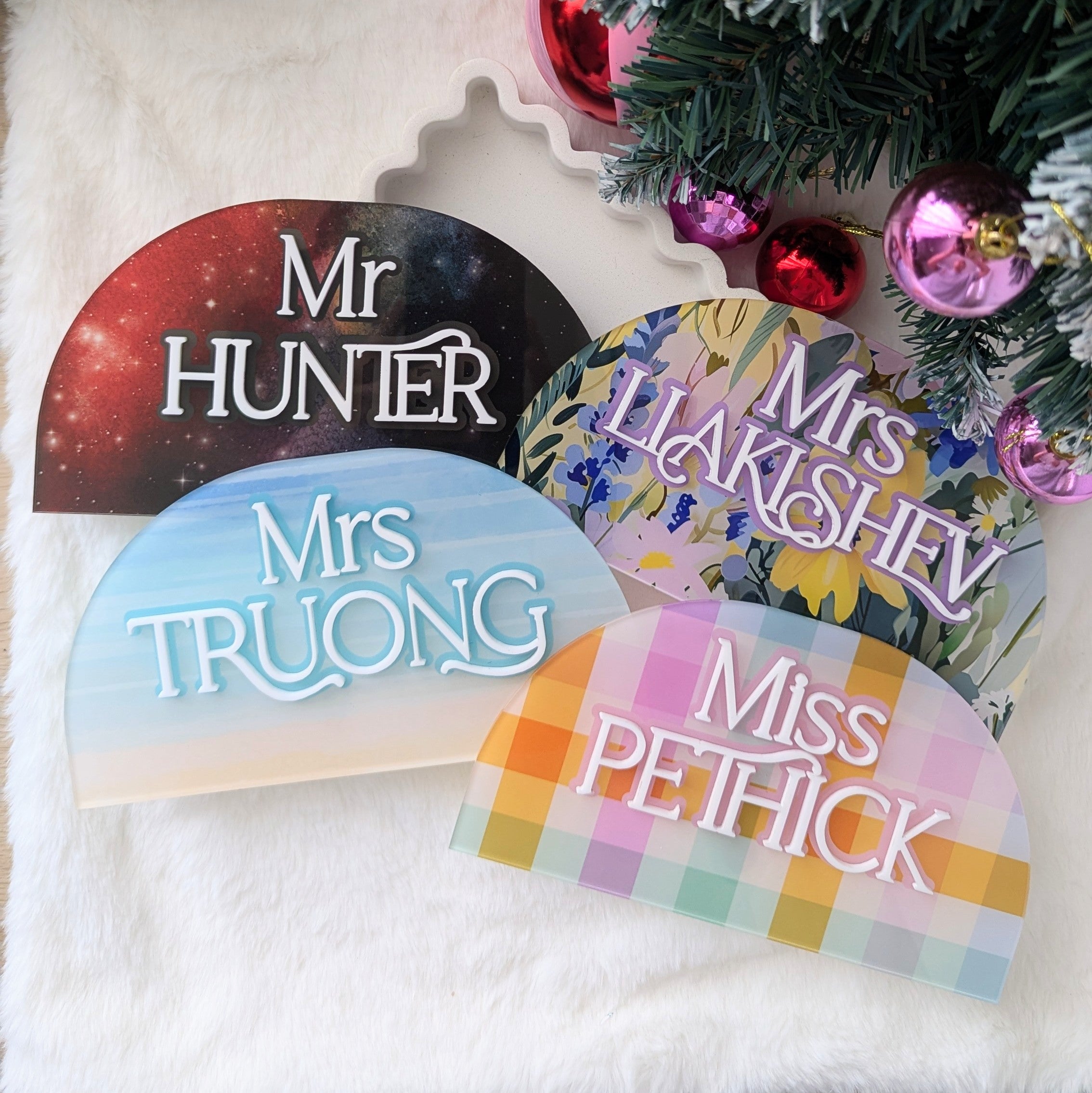 Teachers Desk Name Sign