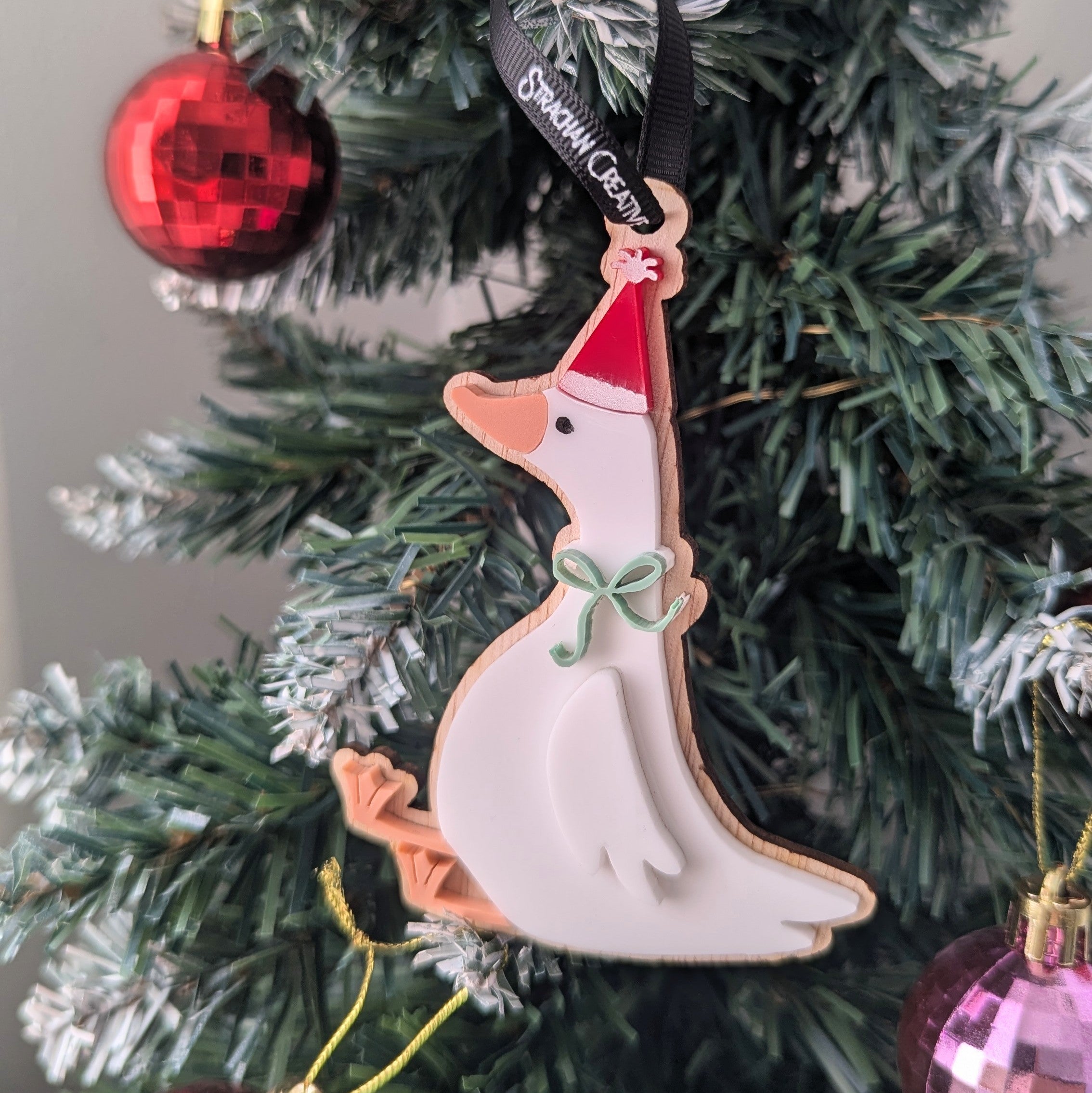 Silly Goose Christmas Decoration