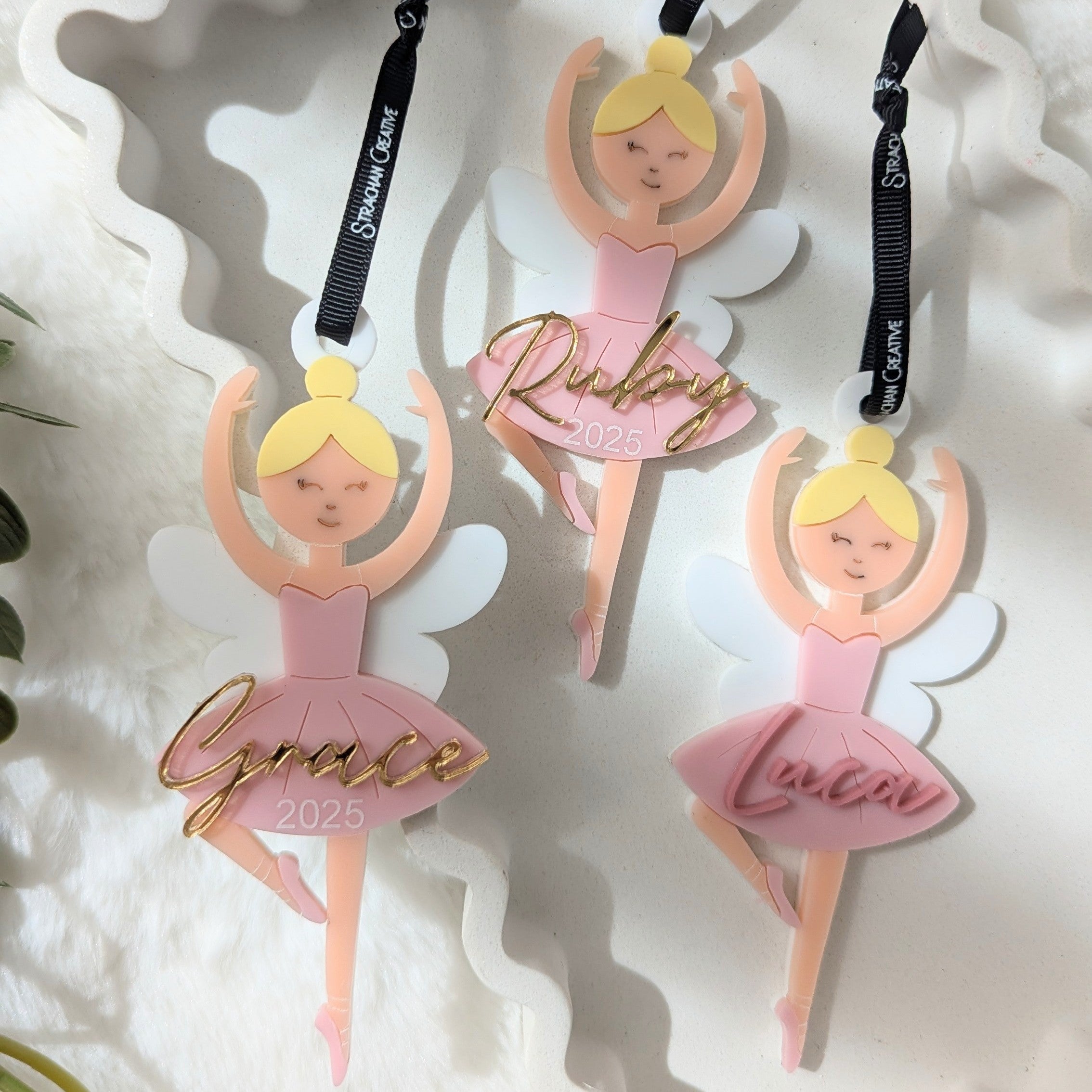 Ballerina Fairy Christmas Decoration