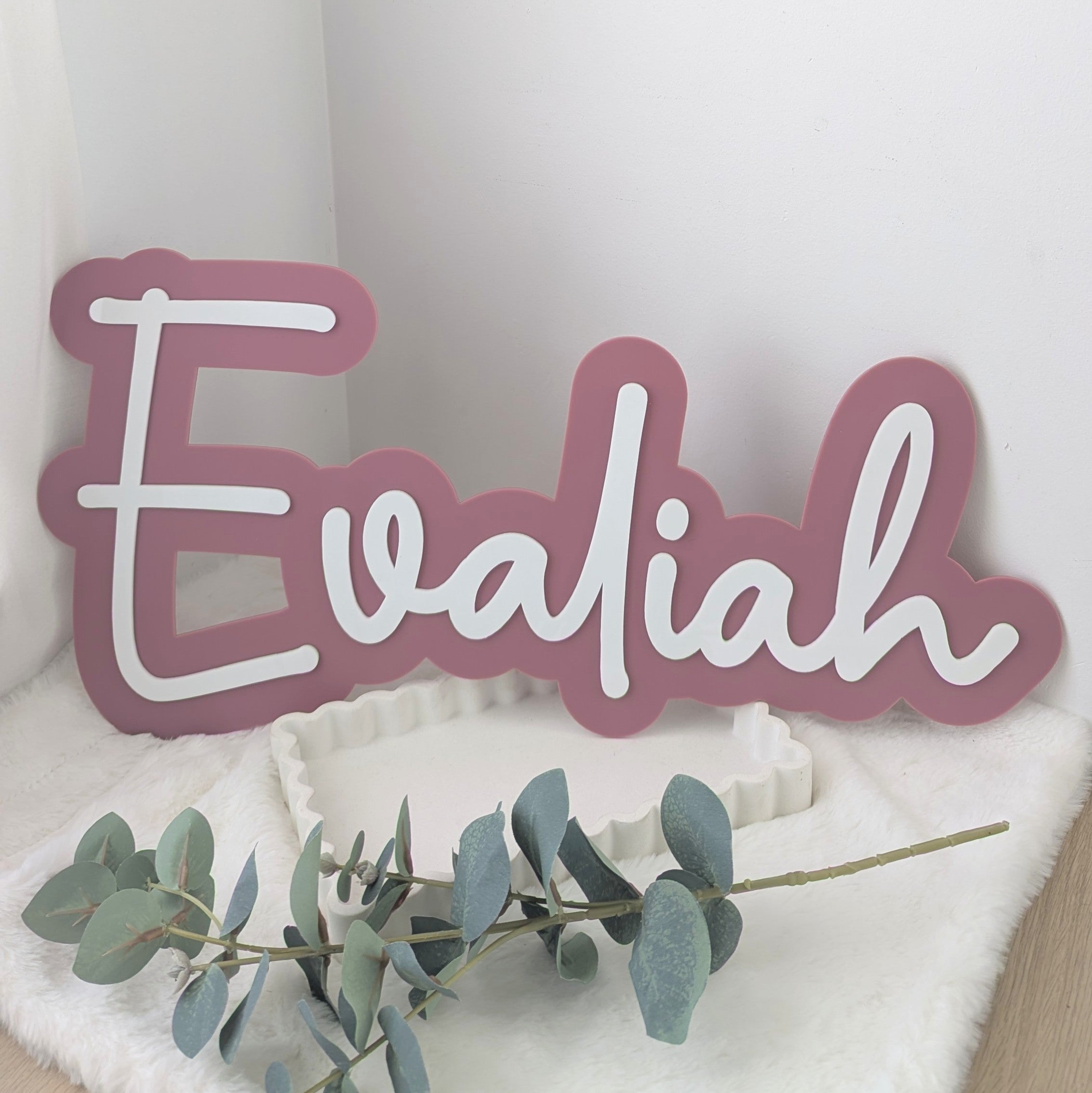 2 Layer Name Plaques