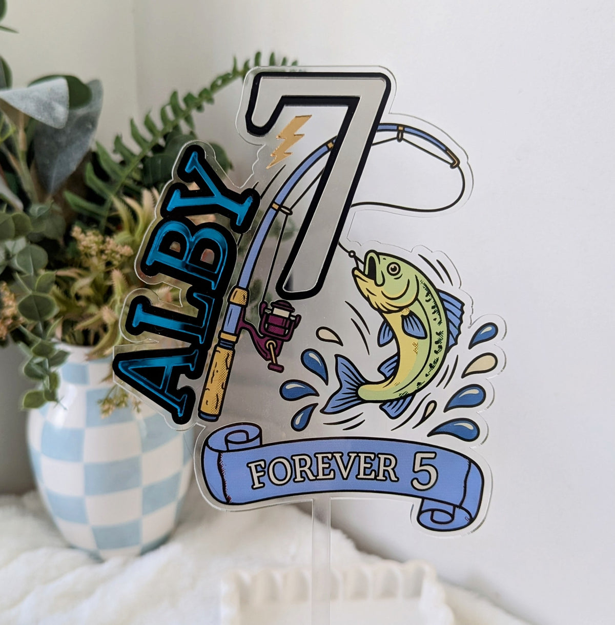 Fishing Cake Topper
