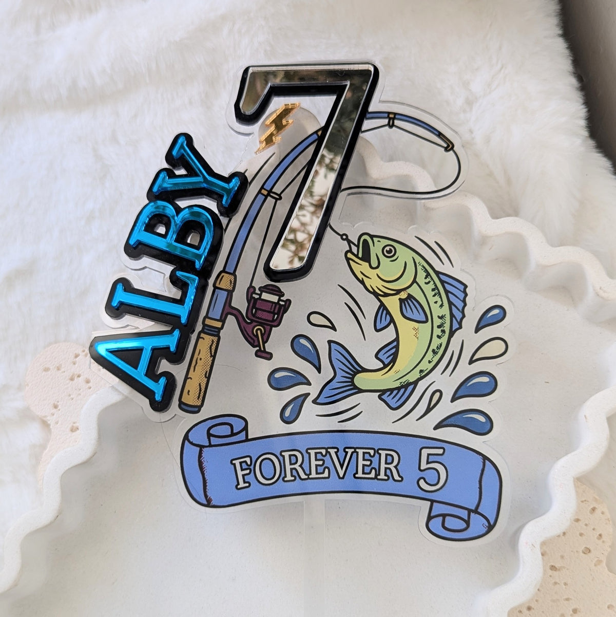 Fishing Cake Topper