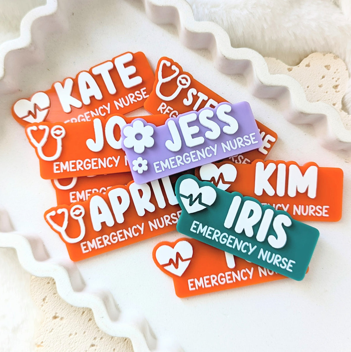 Name Badge with icon options
