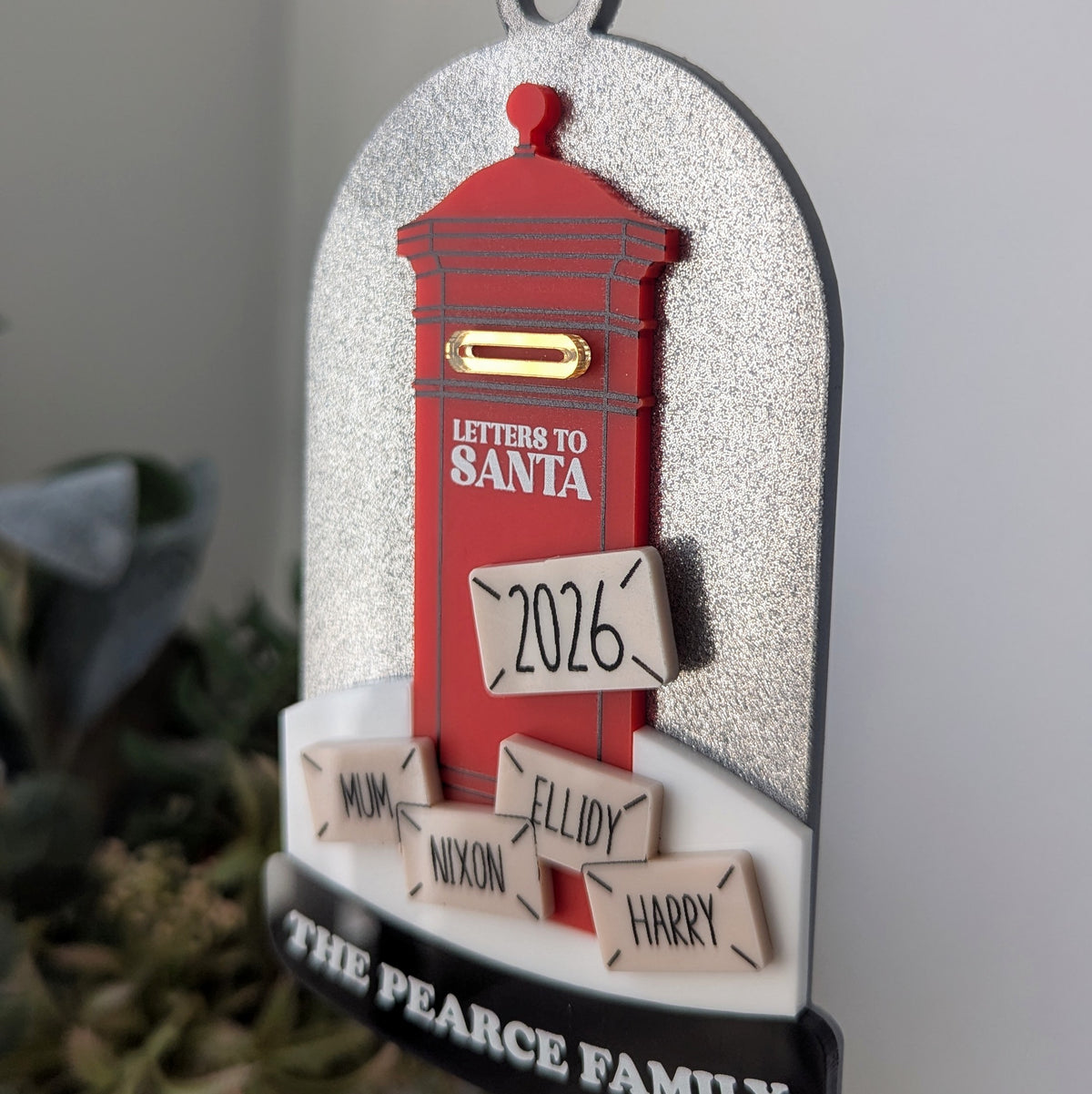 Santas Mailbox Family Christmas Decoration
