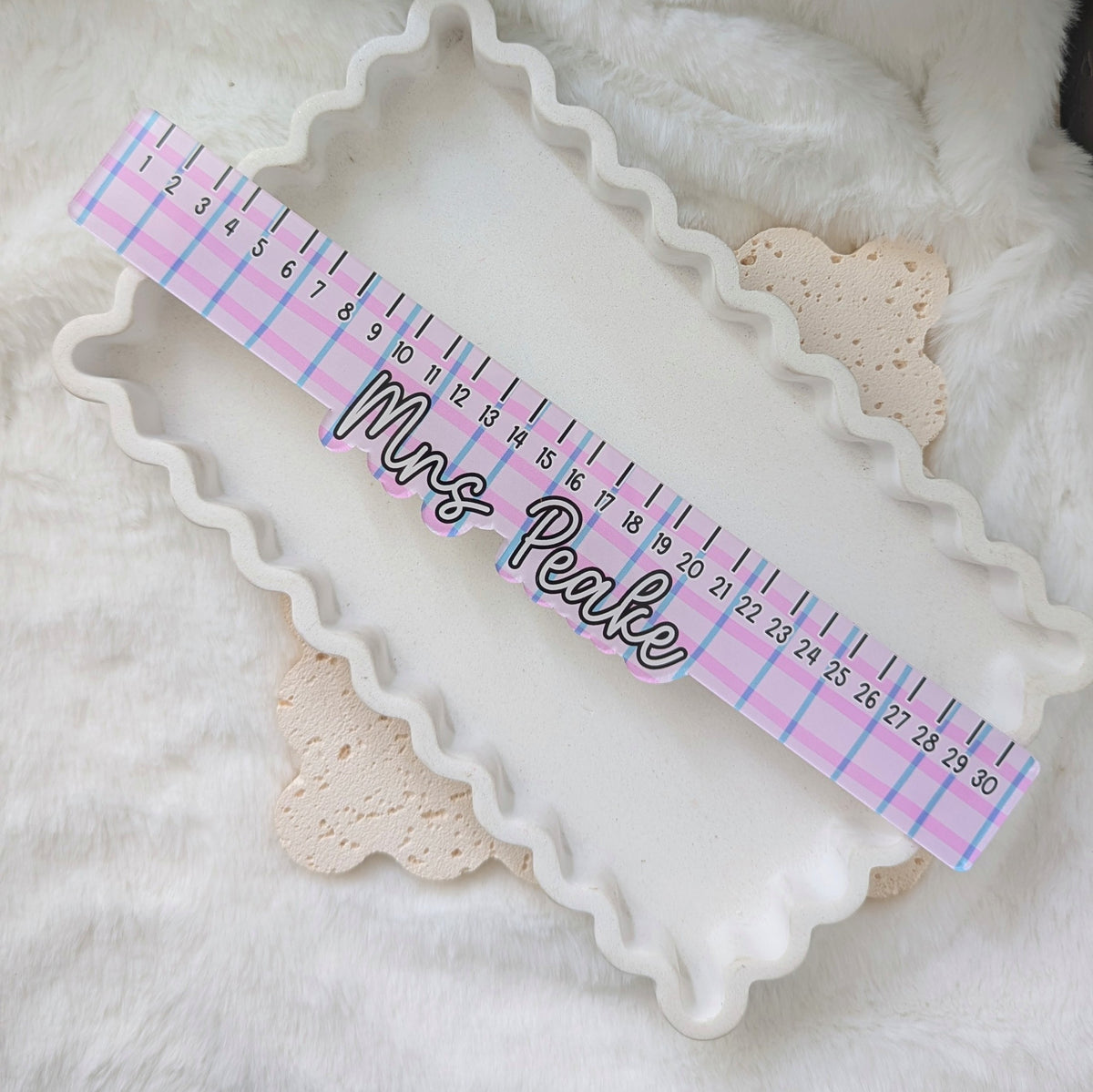 Personalised Ruler or Teachers Door Sign