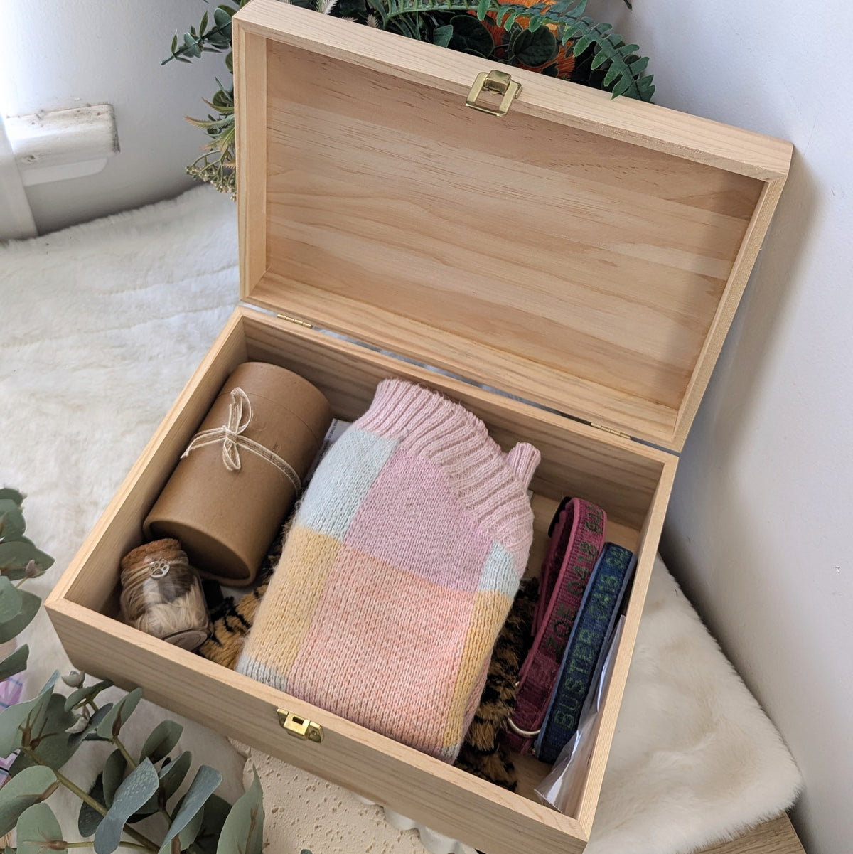 Furever Loved Pet Memorial Keepsake Box (double pet)