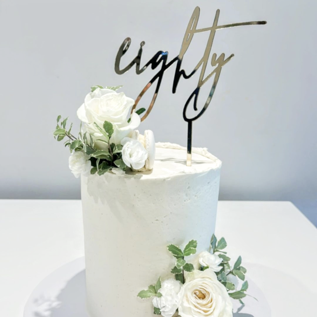 Eighty Cake Topper