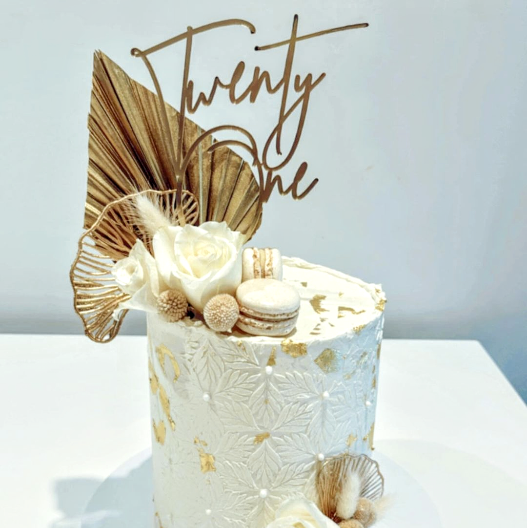 Twenty One Cake Topper