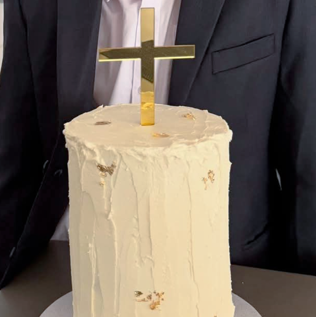 Cross Cake Plaque