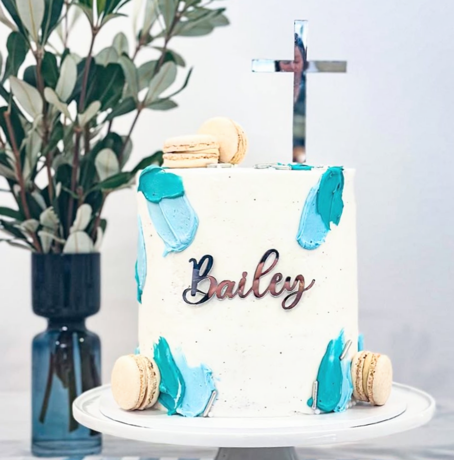 Make Your Own Front of Cake Plaque