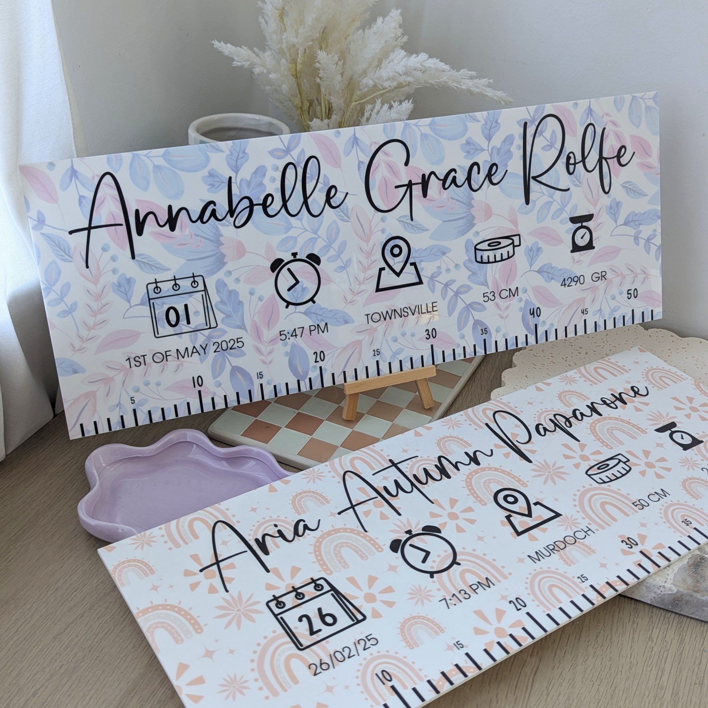 1:1 Scale Birth Details Ruler