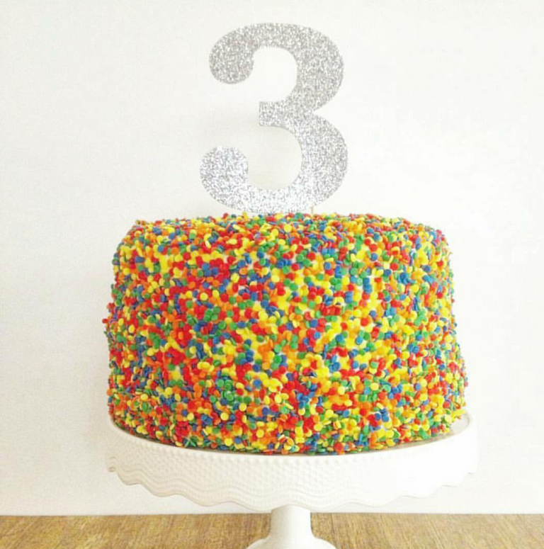 Number Cake Topper (large)