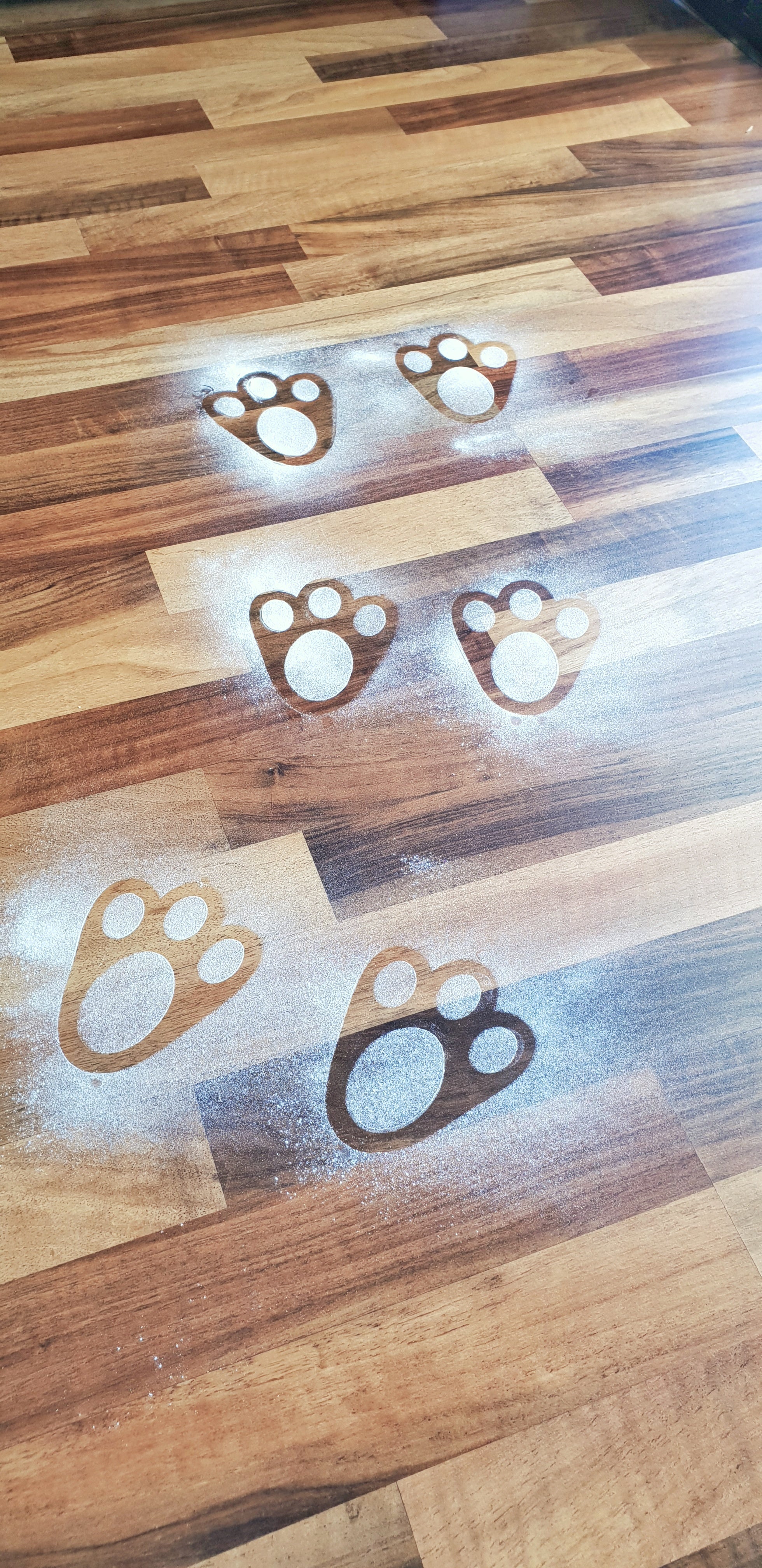 Easter Bunny Feet Templates