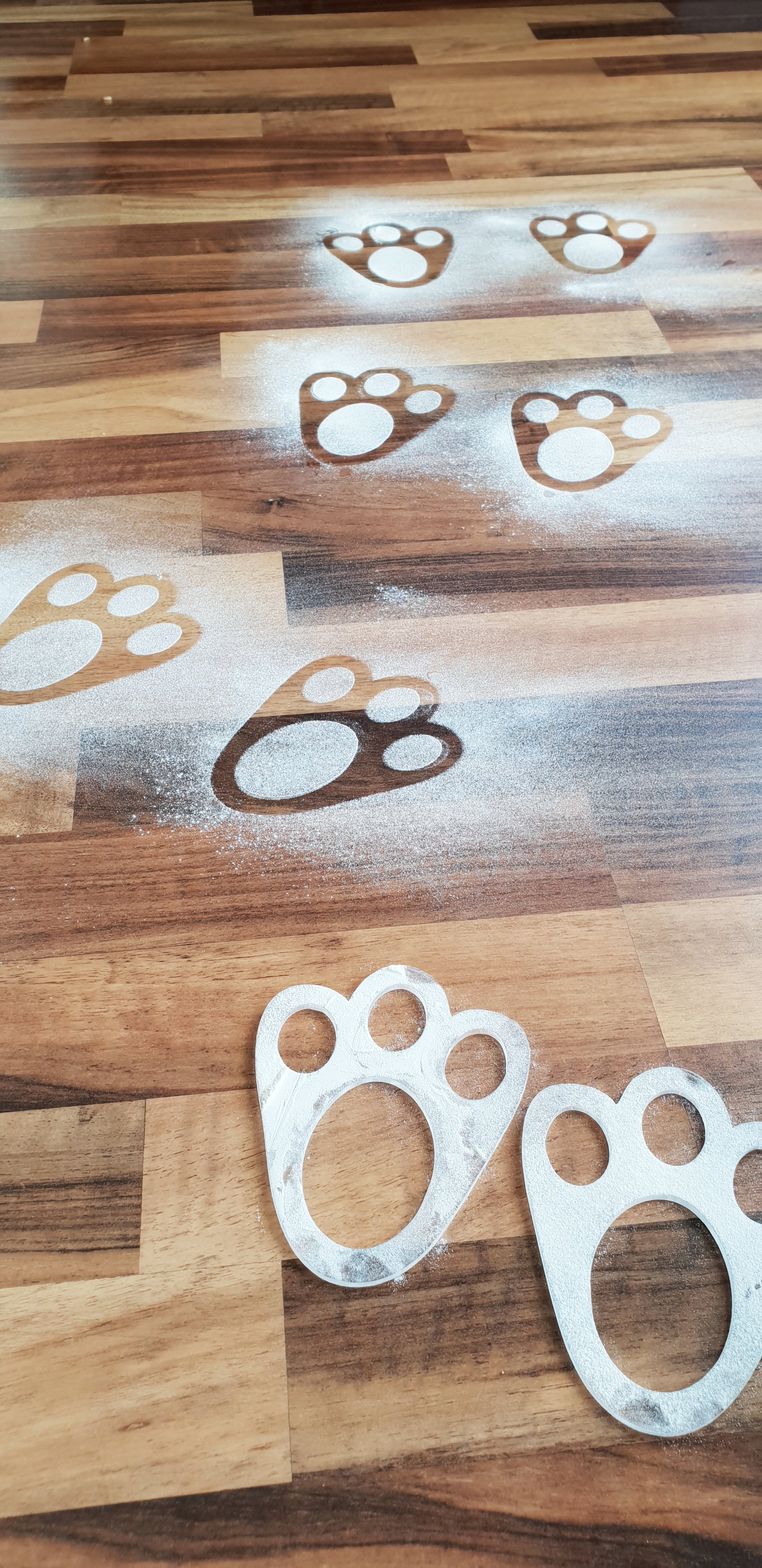 Easter Bunny Feet Templates