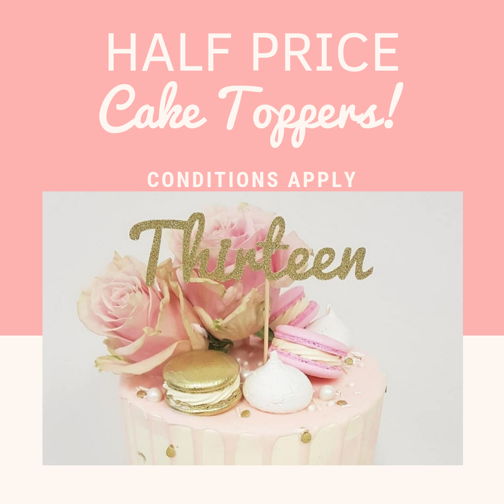 HALF PRICE Cake Topper *READ CONDITIONS BEFORE PURCHASE*