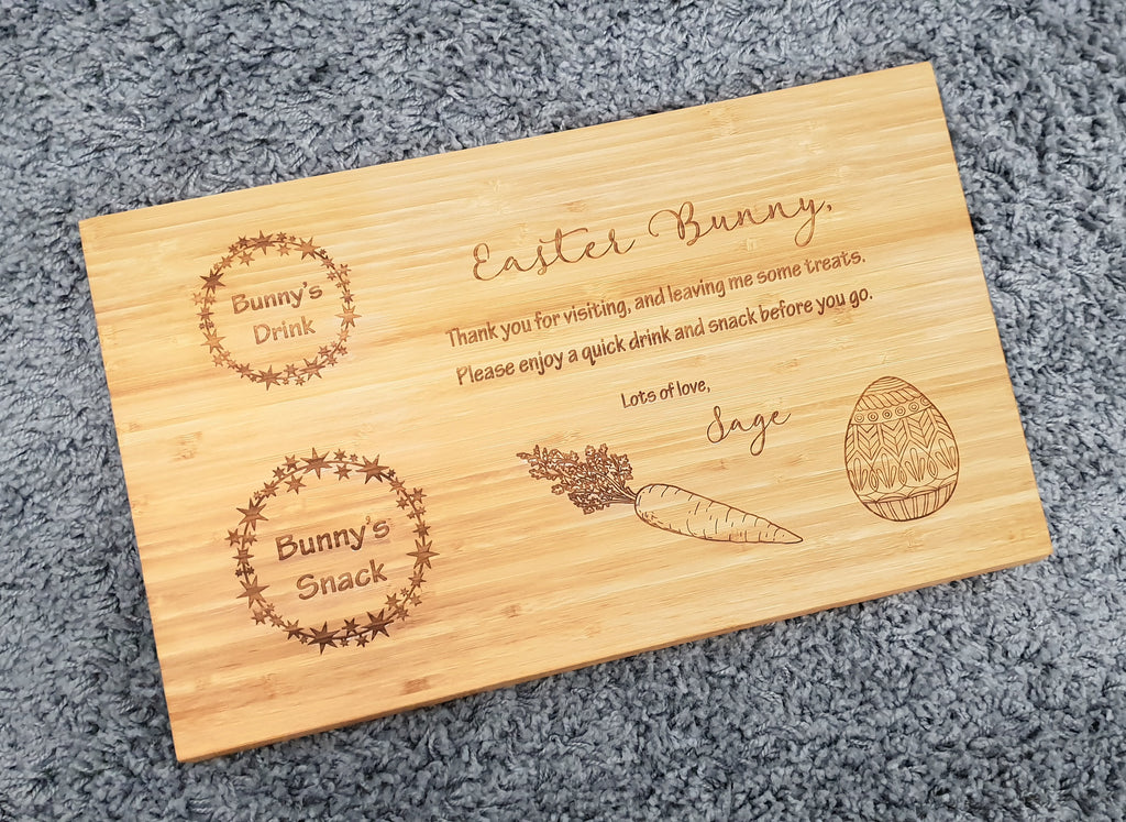 Santa & Easter Bunny Trays - Engraved