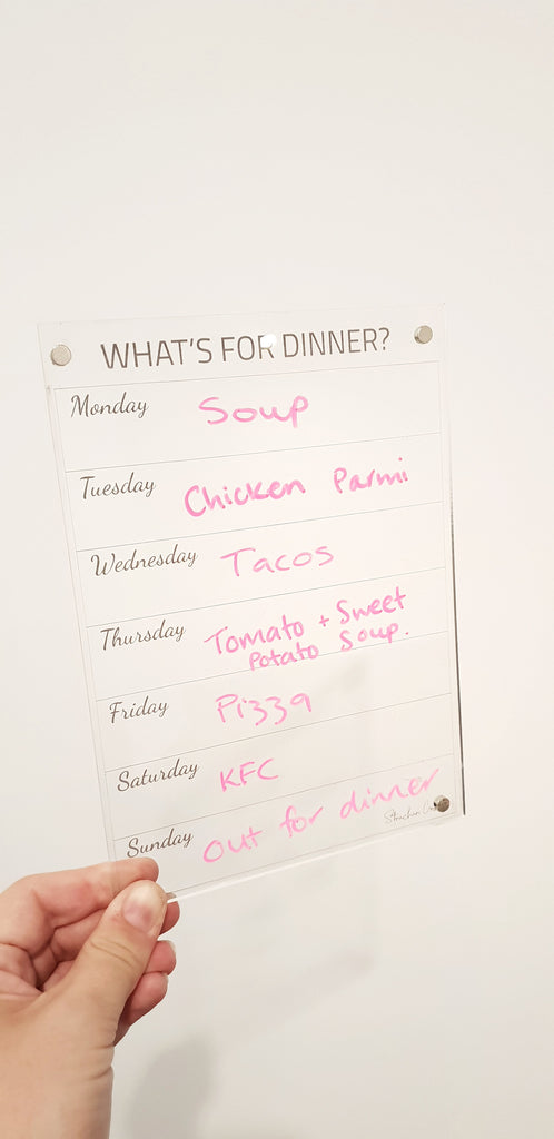 What's For Dinner? Meal Planner