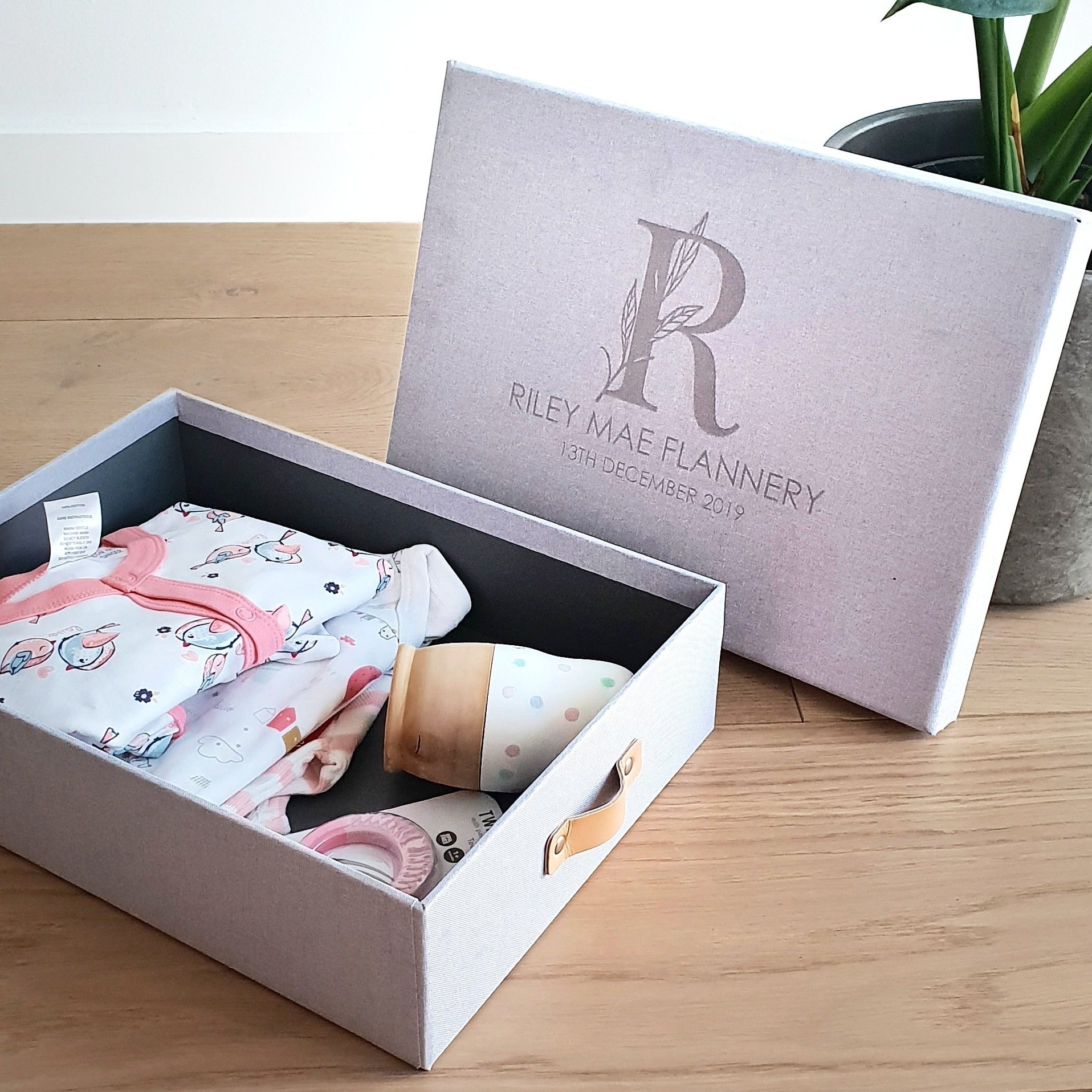 Linen Keepsake Box