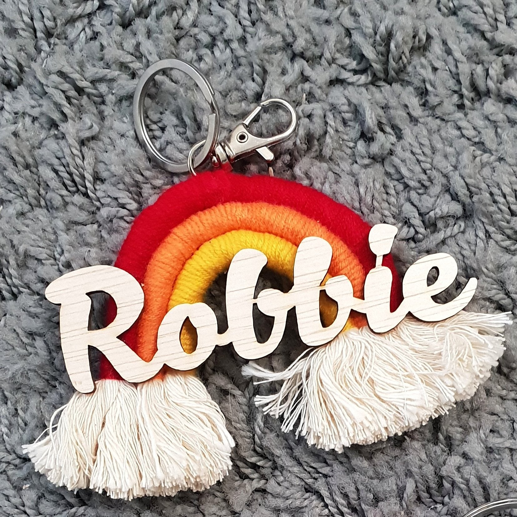 Rainbow Bag Tag / Keyring