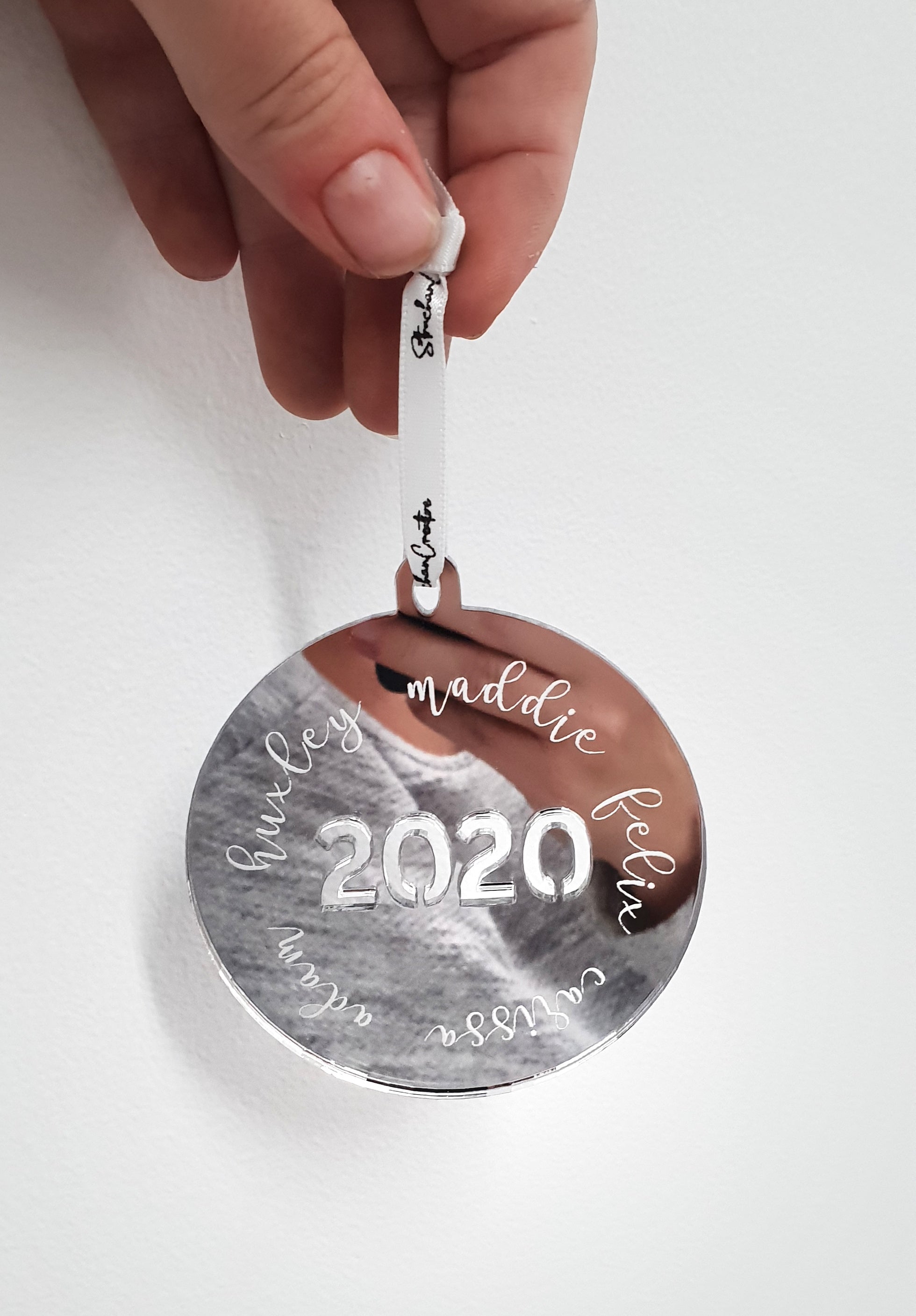 Personalised Christmas Bauble - Style #4