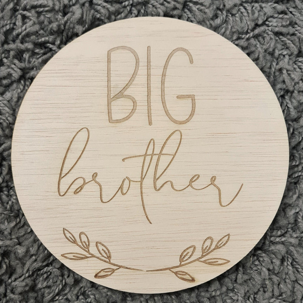 Big Brother or Sister, Pregnancy Announcement Disc